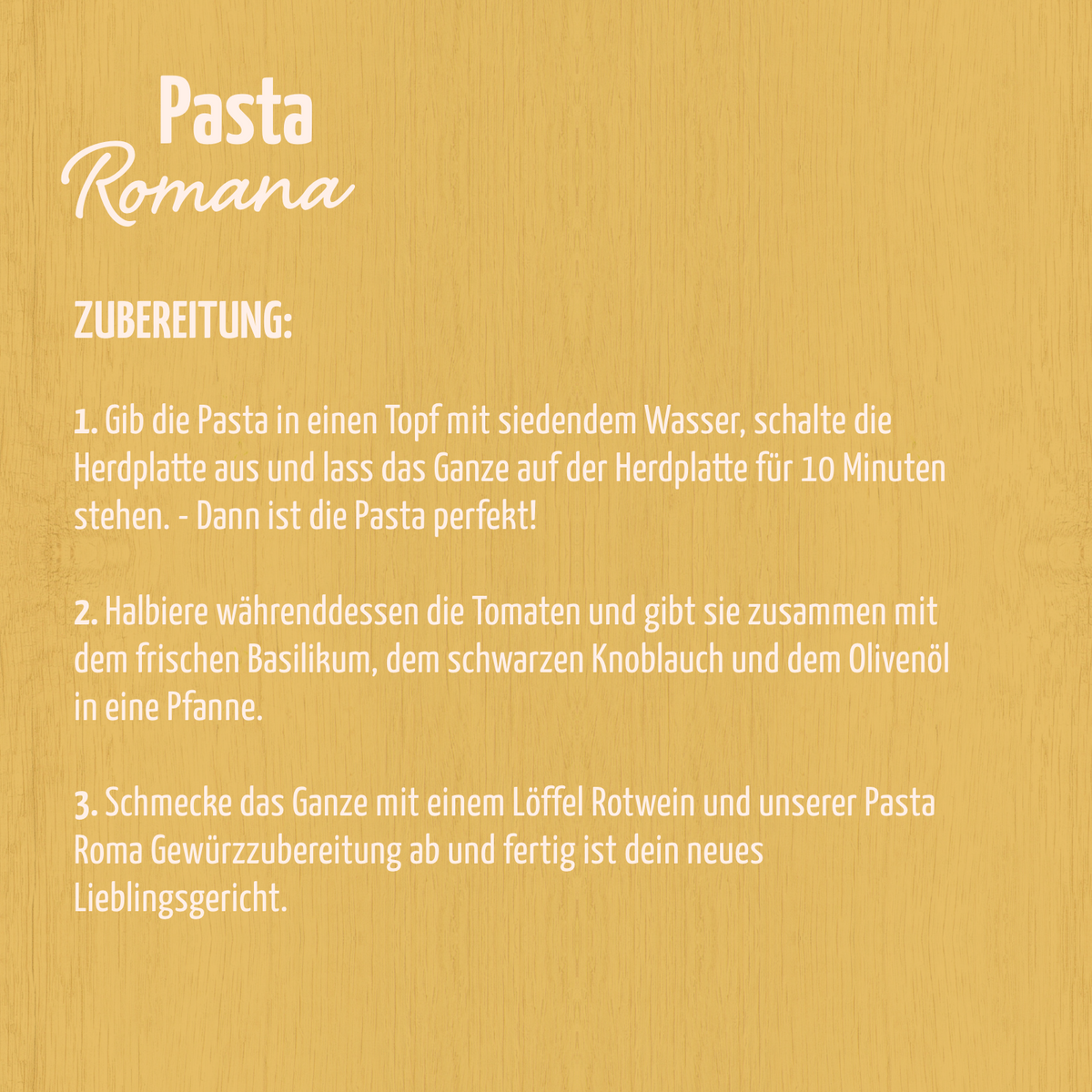 Pasta Roma Gewürzzubereitung Bio (100g)