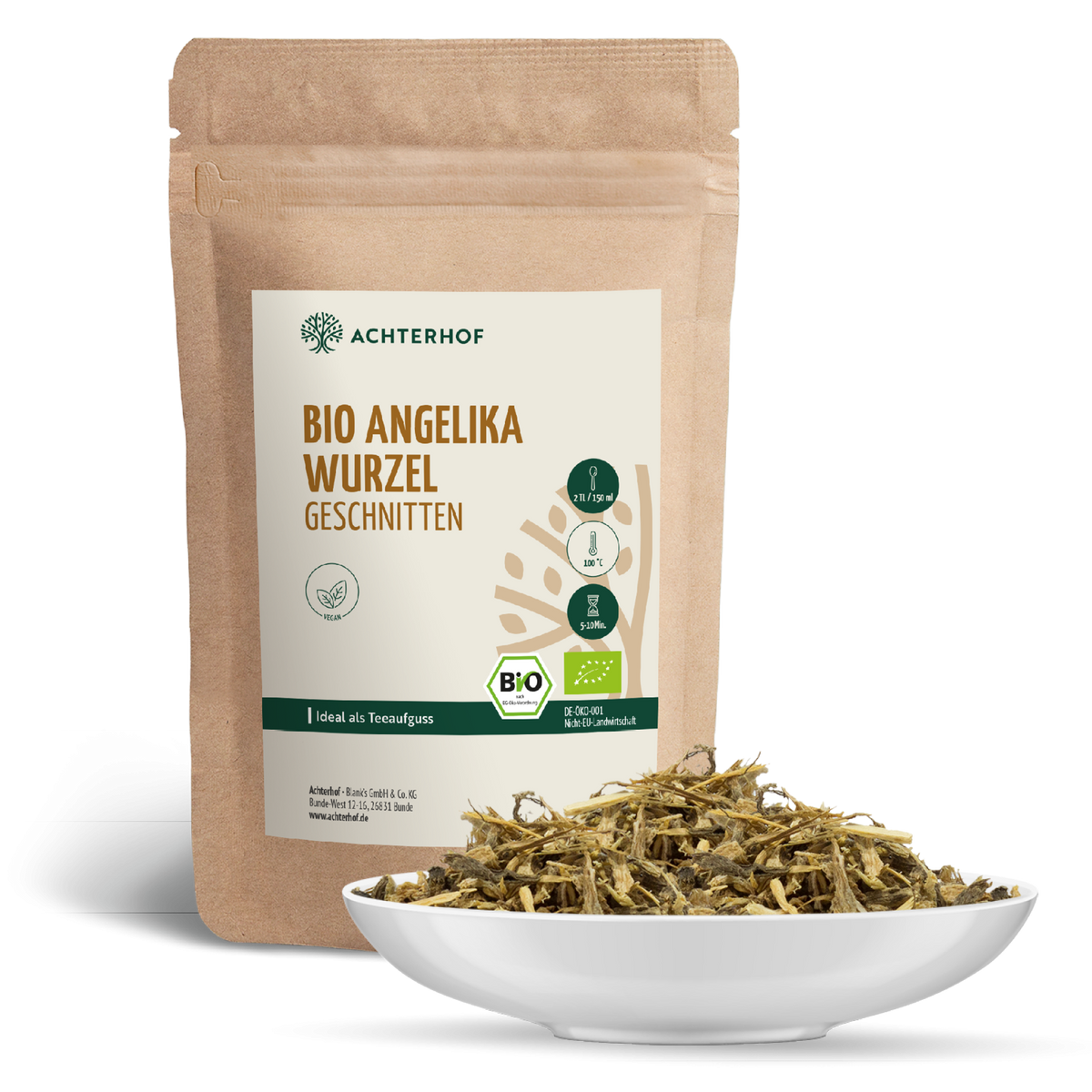 Angelikawurzel geschnitten Bio (100g)