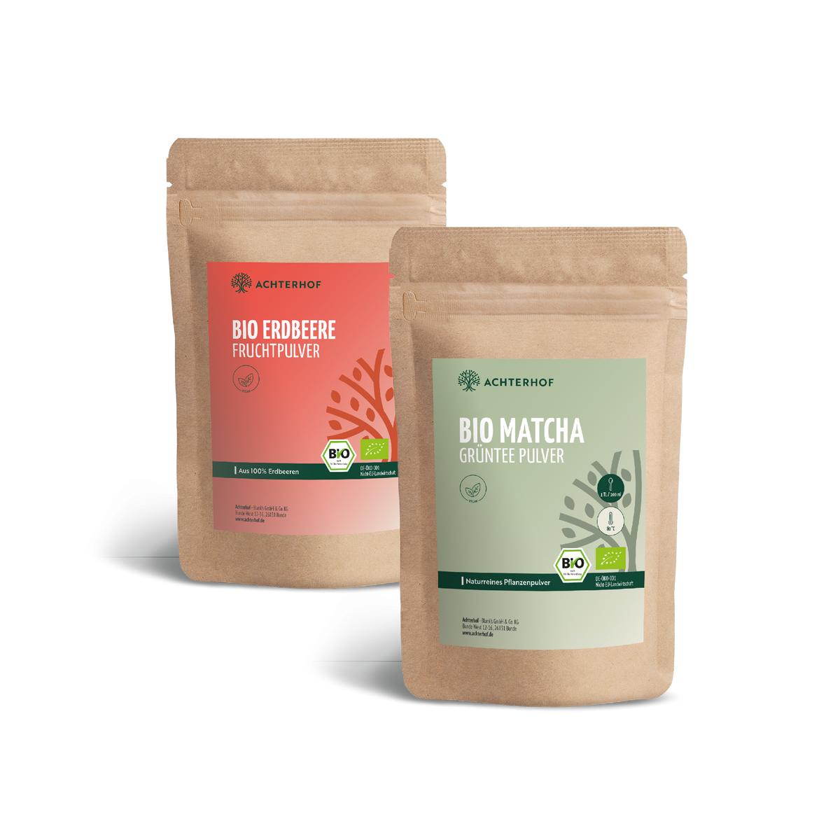 Bio Strawberry Matcha Set