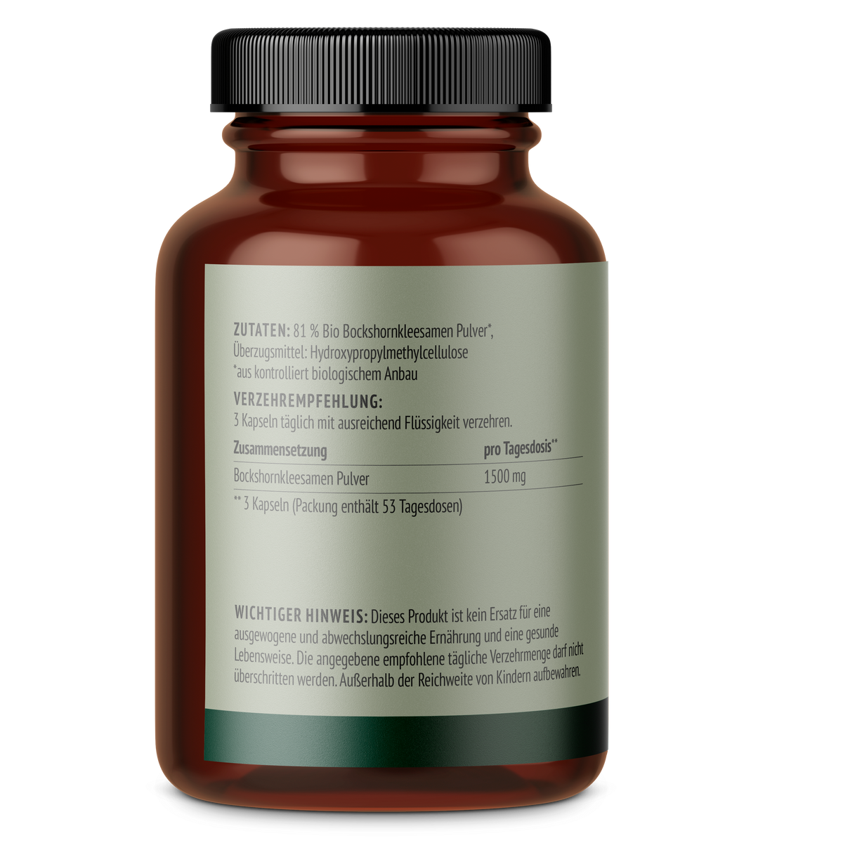 Bockshornklee Kapseln Bio (160 Kapseln)