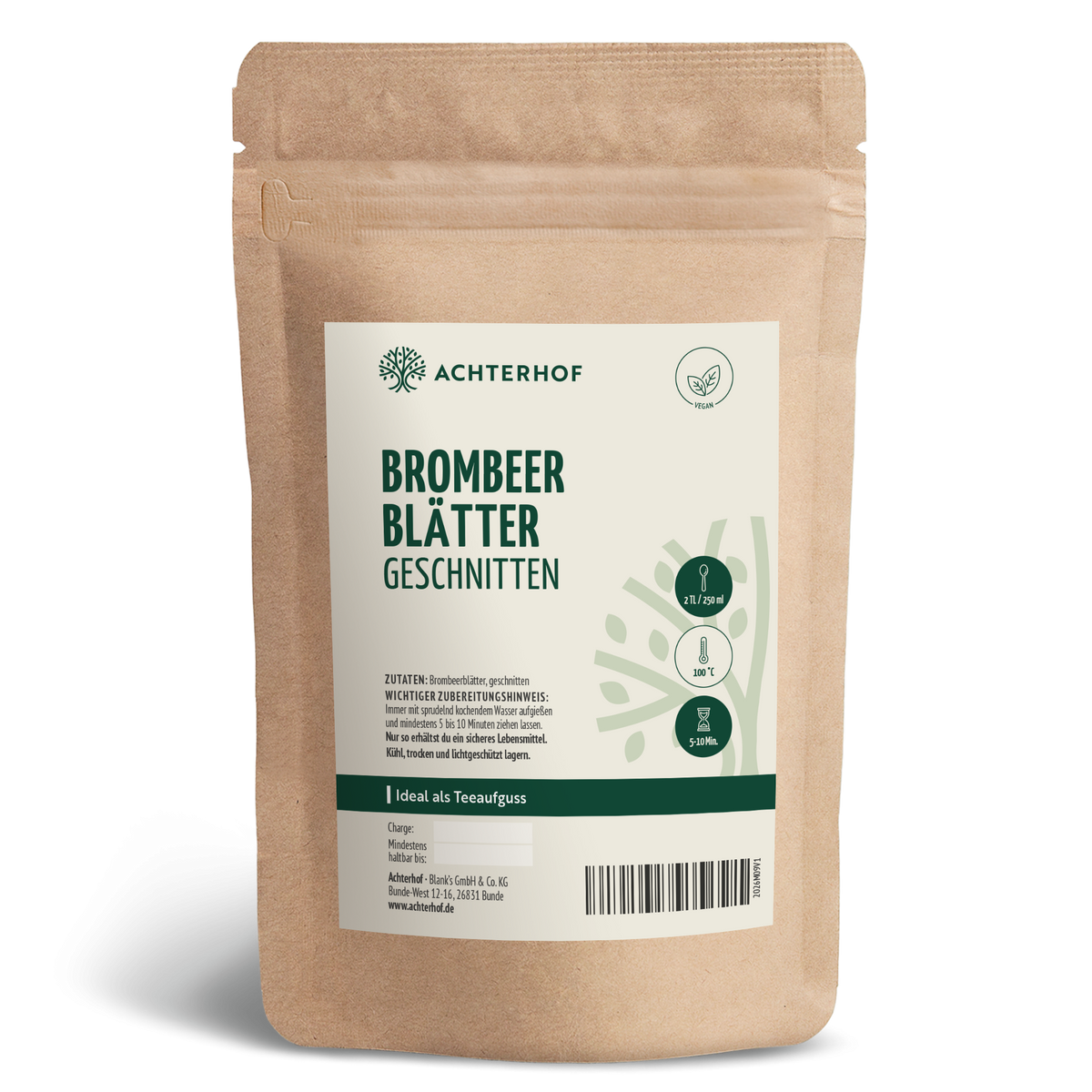 Brombeerblätter geschnitten (250g)