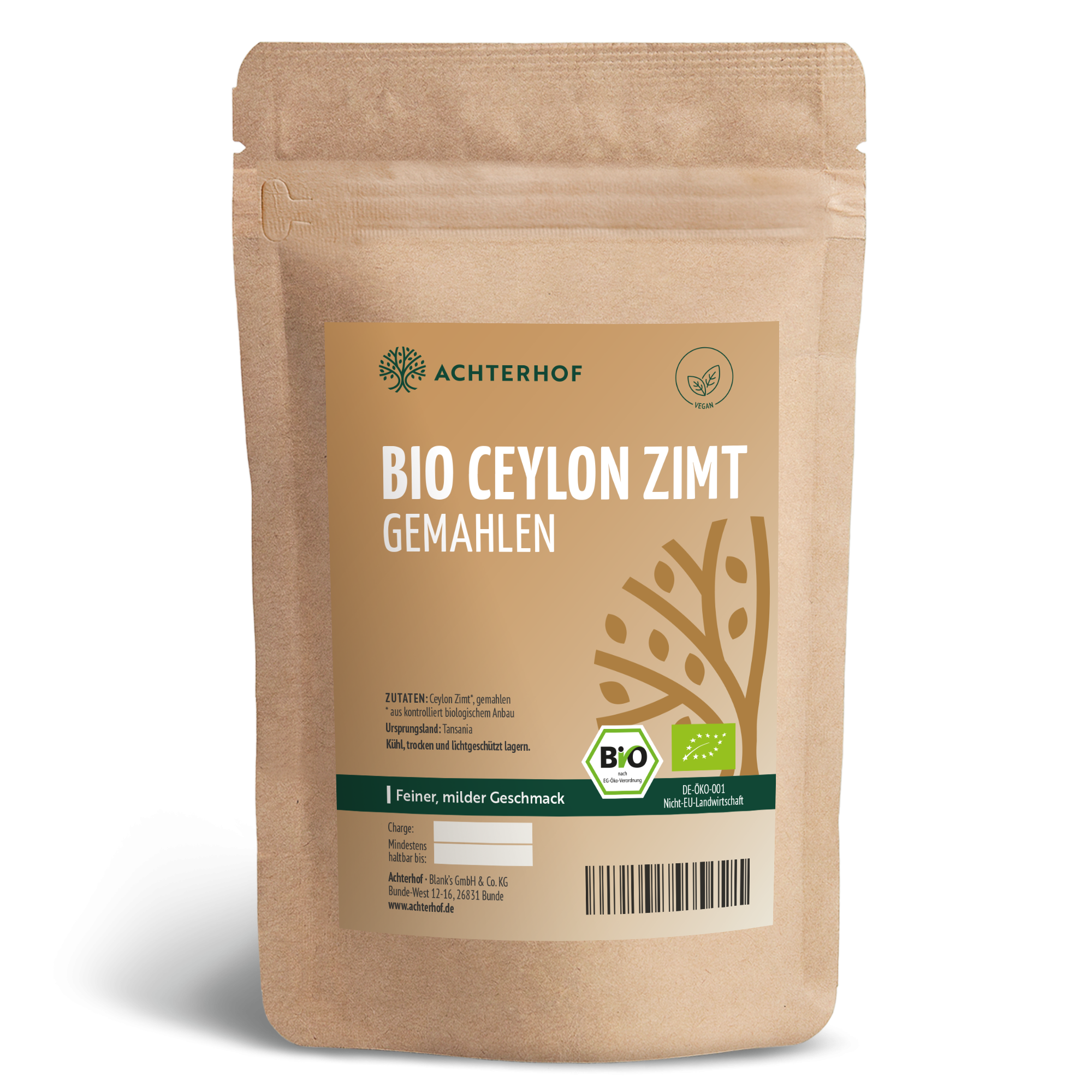 Bio Ceylon Zimt gemahlen (1000g)