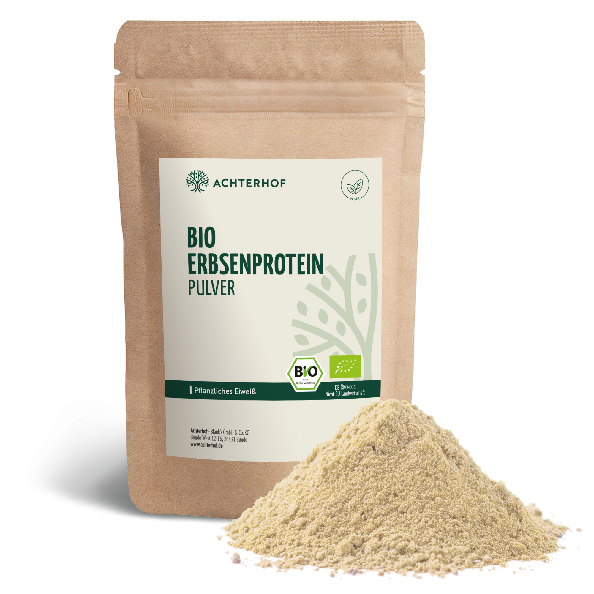 Bio Erbsenprotein Pulver (500g)