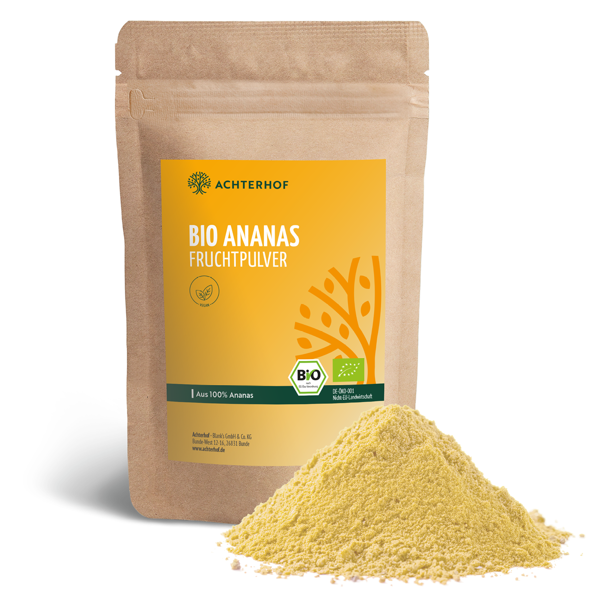Bio Ananas Fruchtpulver (100g)