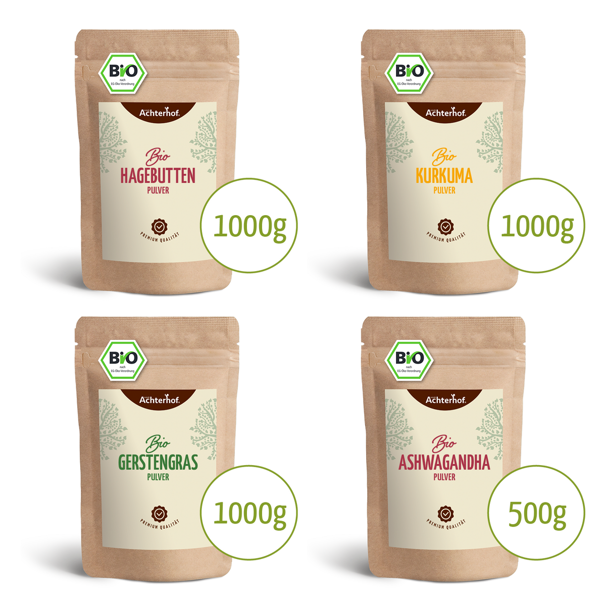 Goldene Milch Mischung 4er Bio Set – Maxi