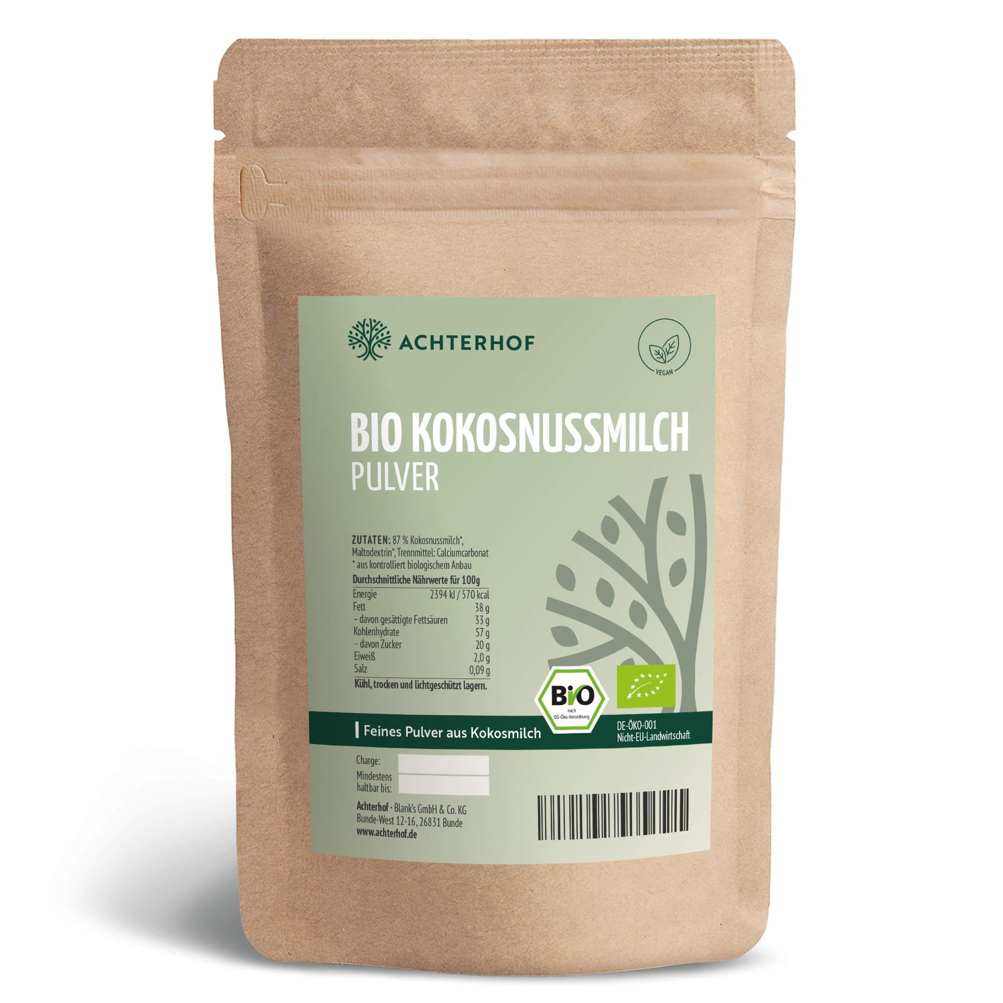 Bio Kokosnussmilch Pulver (250g)