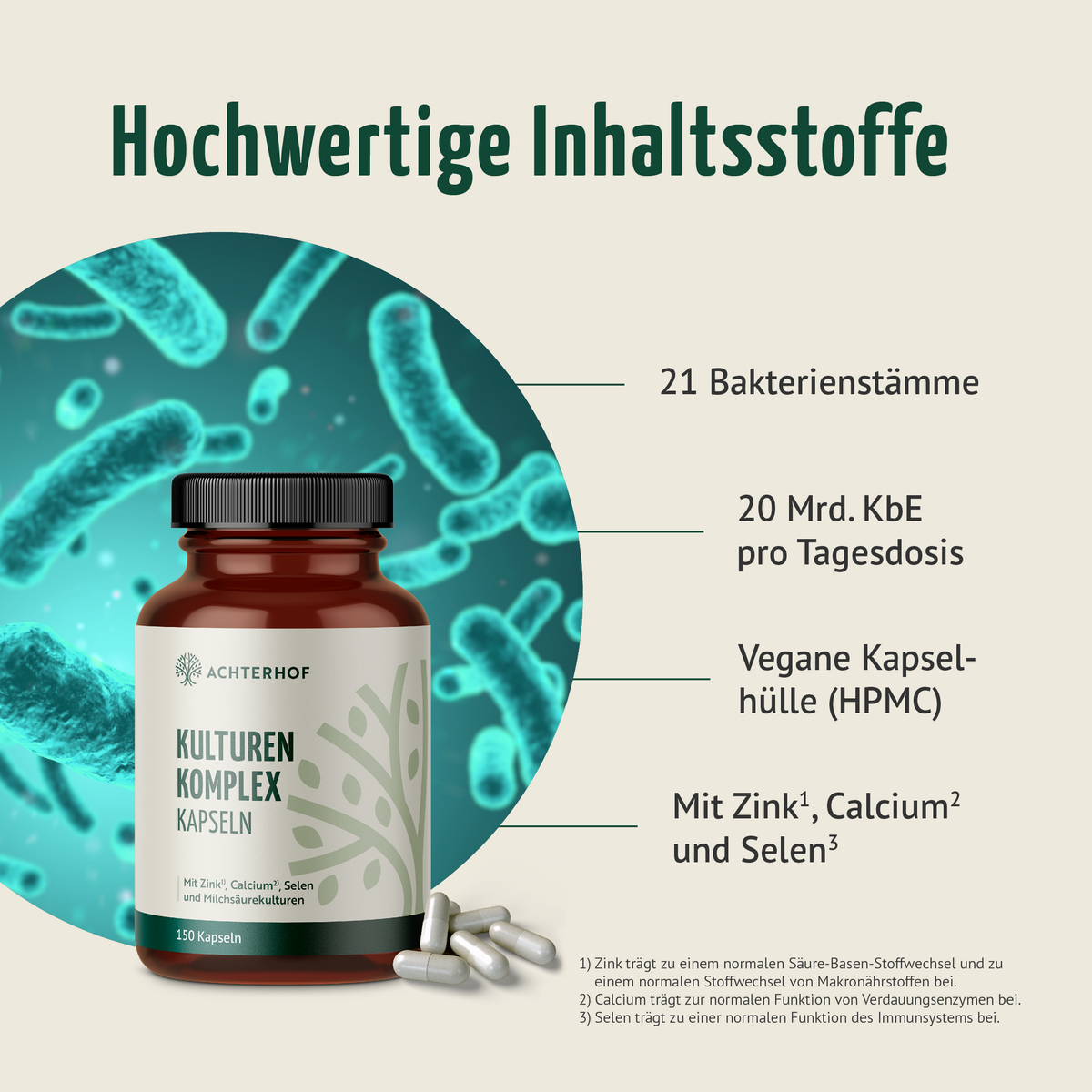 Kulturen Komplex (150 Kapseln)