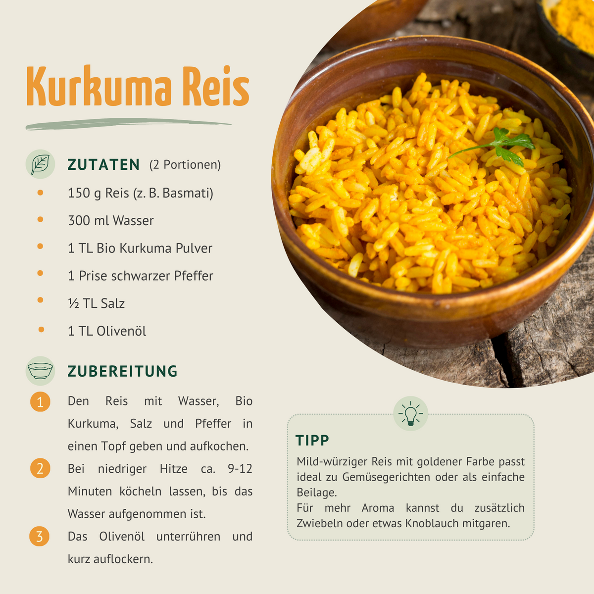 Bio Kurkuma Pulver (1000g)