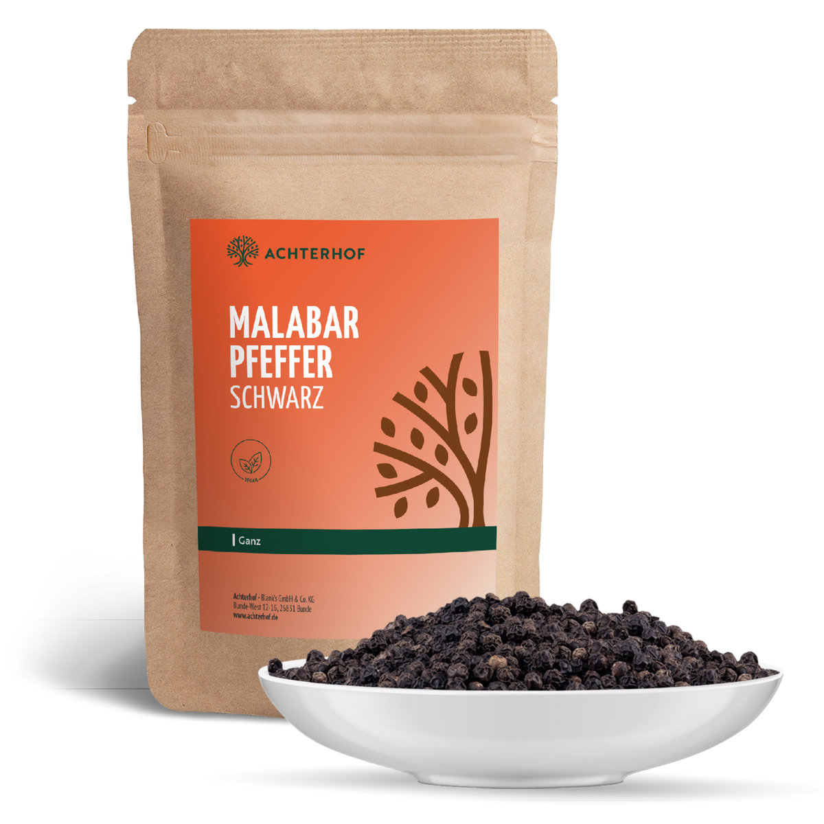 Malabar Pfeffer schwarz ganz (100g)