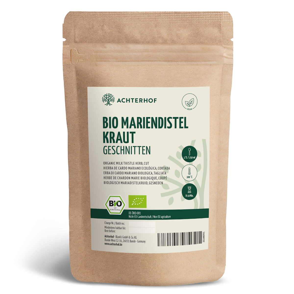 Mariendistelkraut geschnitten Bio (100g)