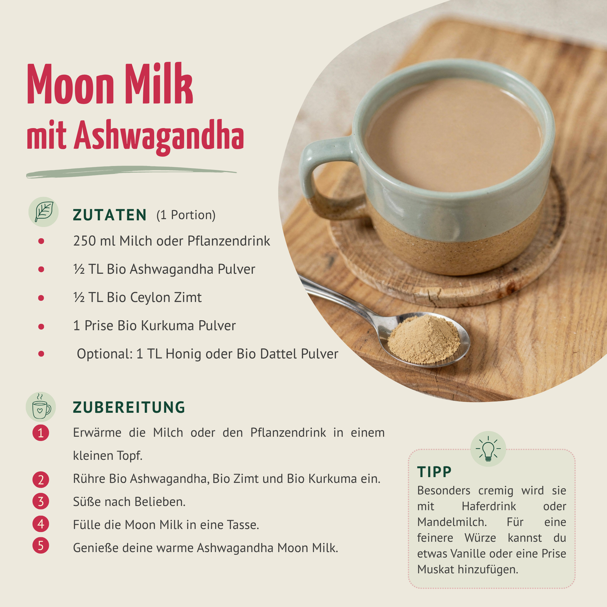 Bio Ashwagandha Pulver (500g)