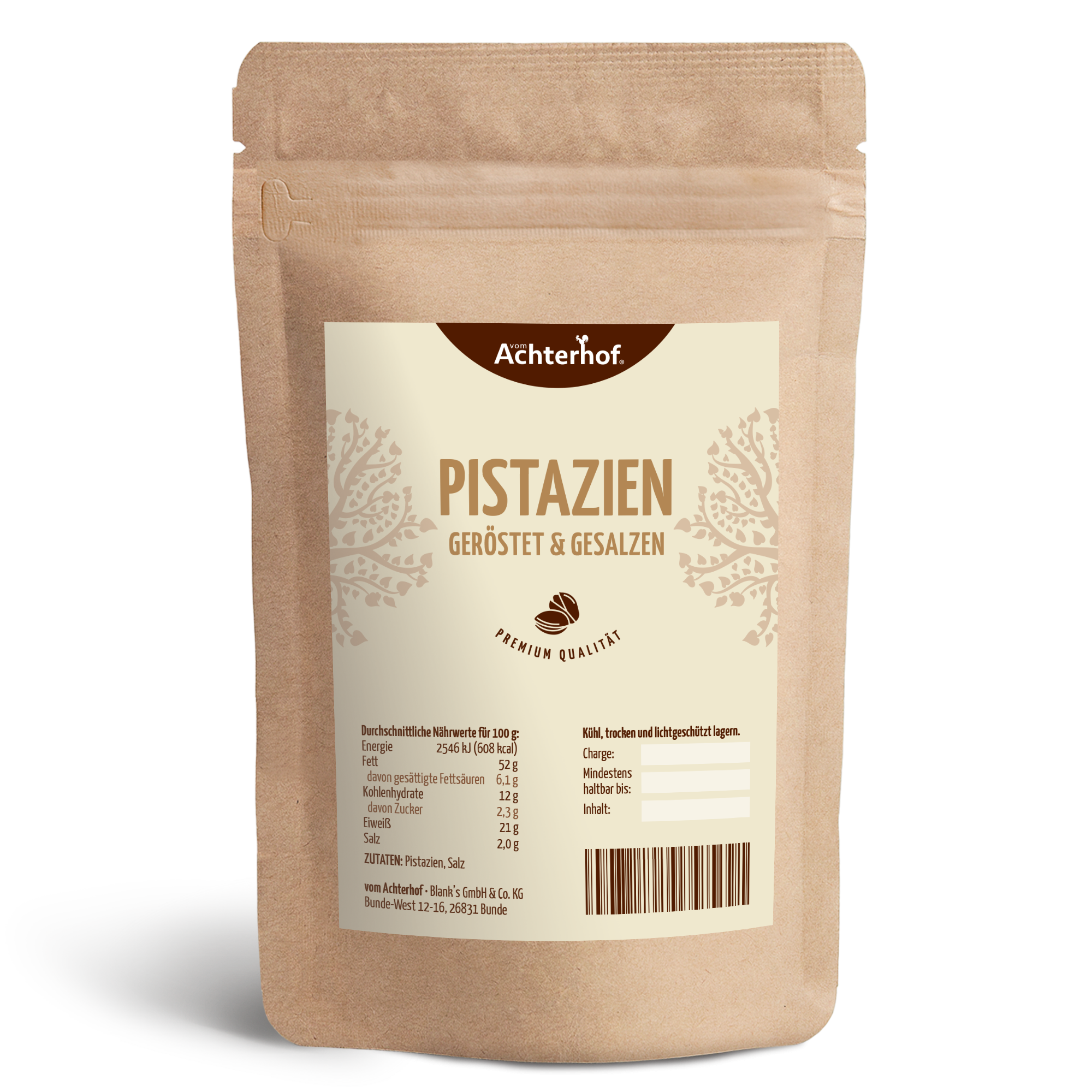 Pistazien geröstet & gesalzen (250g)