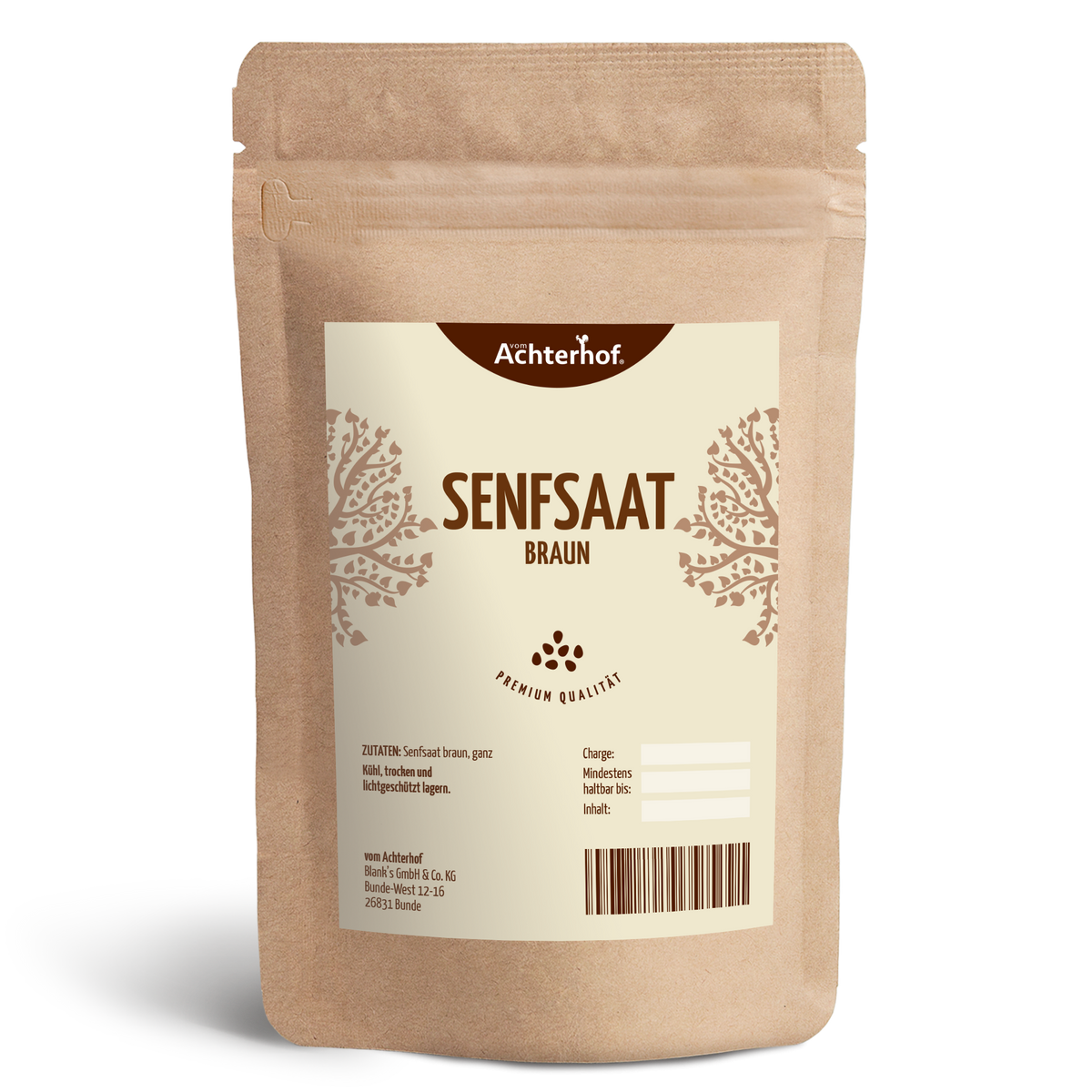 Senfsaat braun ganz (500g)
