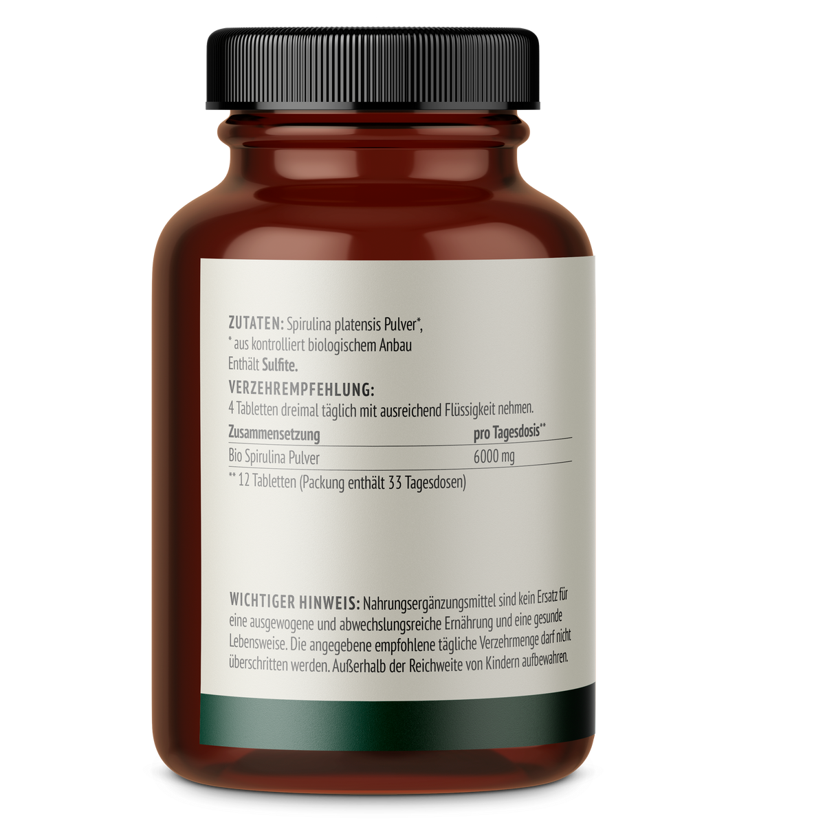 Spirulina Algen Tabletten Bio (400 Tabletten)