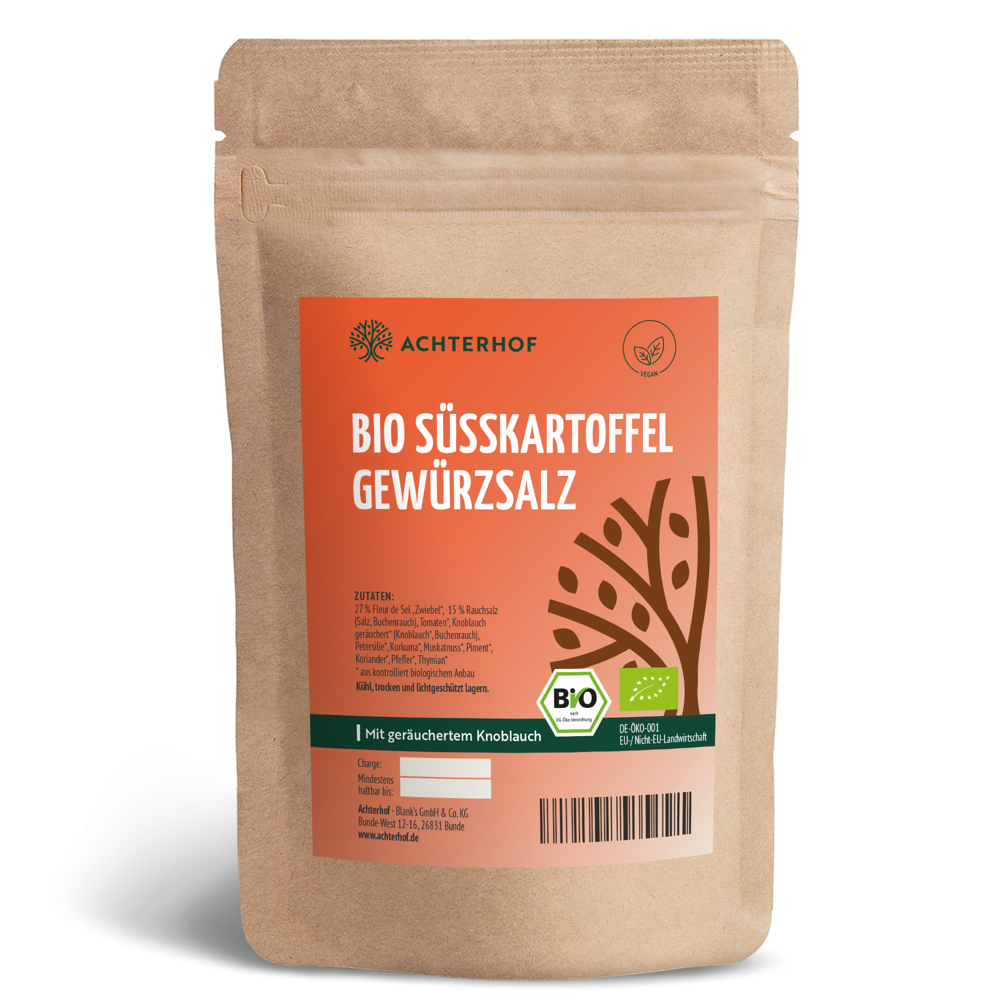 Bio Süßkartoffel Gewürzsalz (250g)