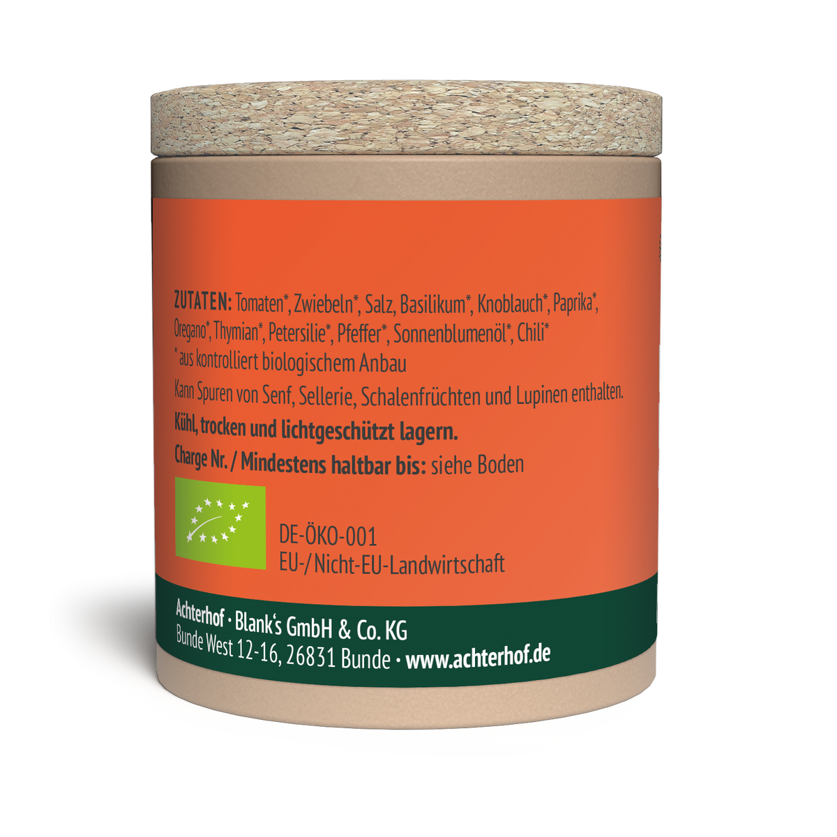Tomate Mozzarella Gewürzzubereitung Bio (57g)