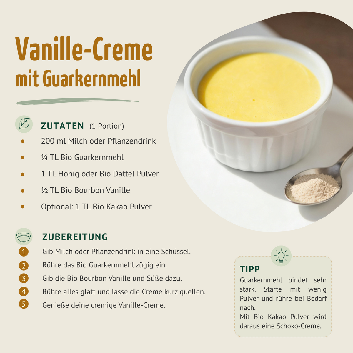 Bio Guarkernmehl (500g)
