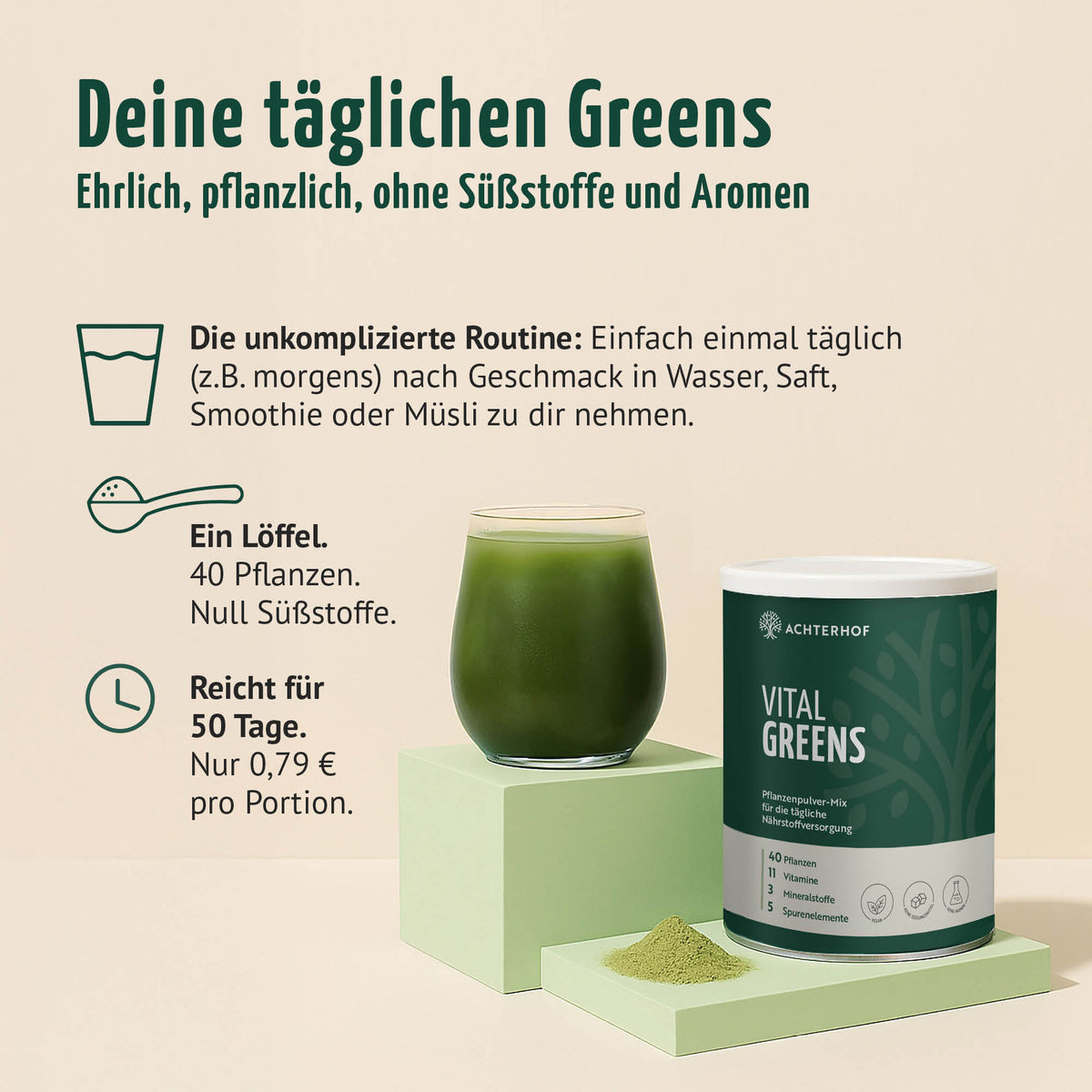 Reds, Greens & D3+K2 Tropfen Set