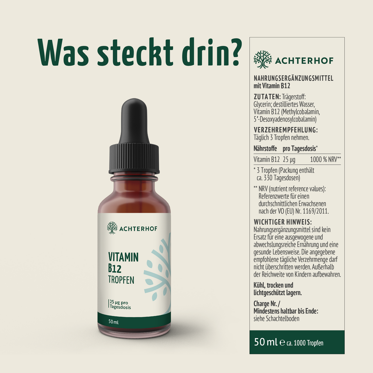 Vitamin B12 Tropfen (50ml)