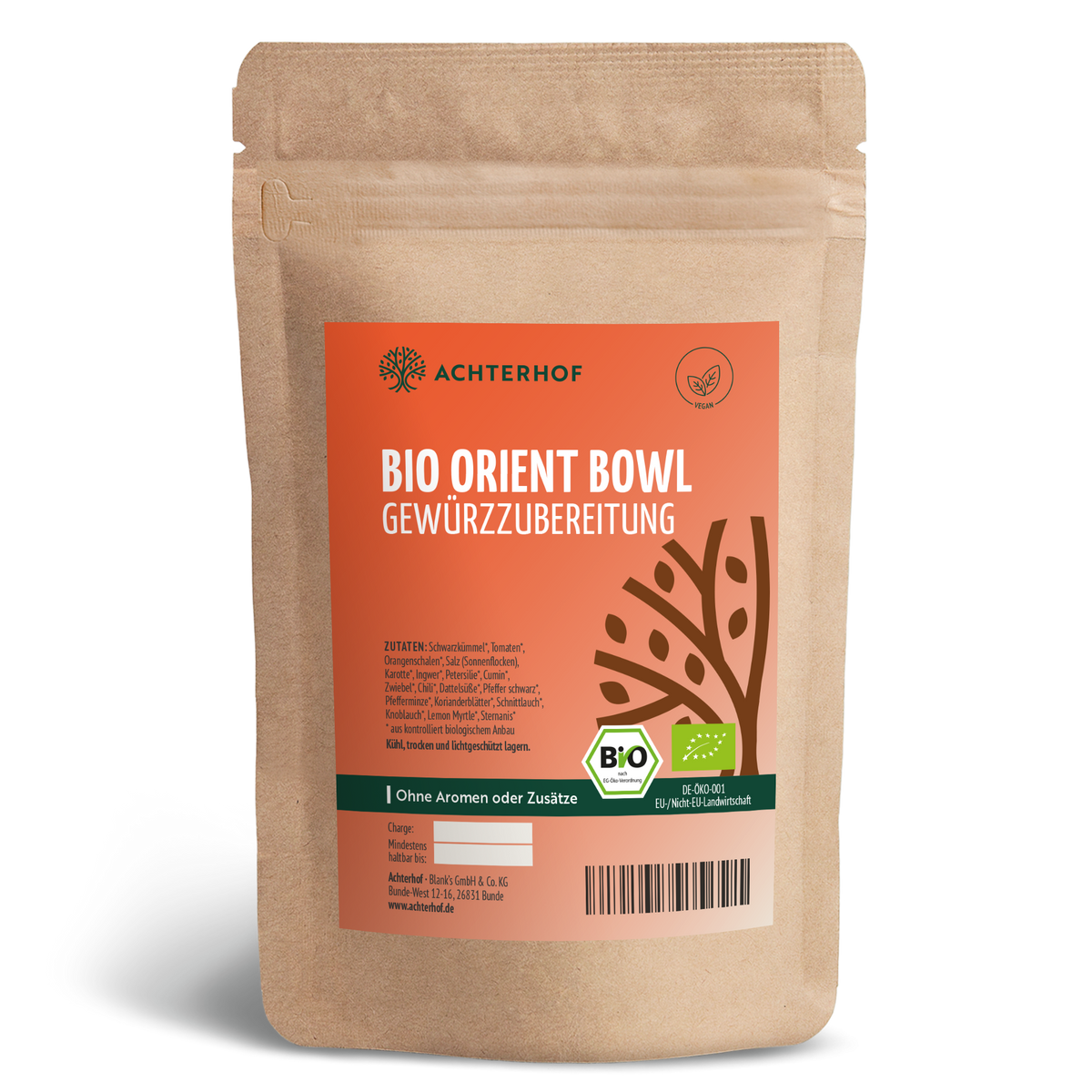 Bio Orient Bowl Gewürzzubereitung (100g)