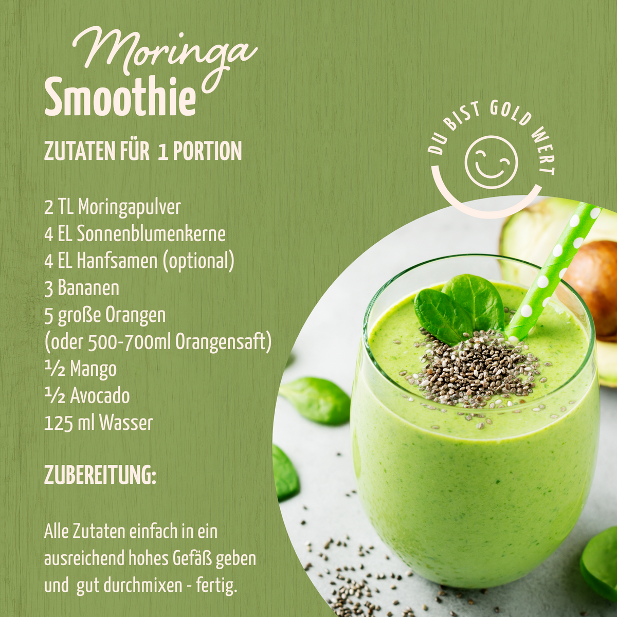 Bio Moringa Pulver (250g)