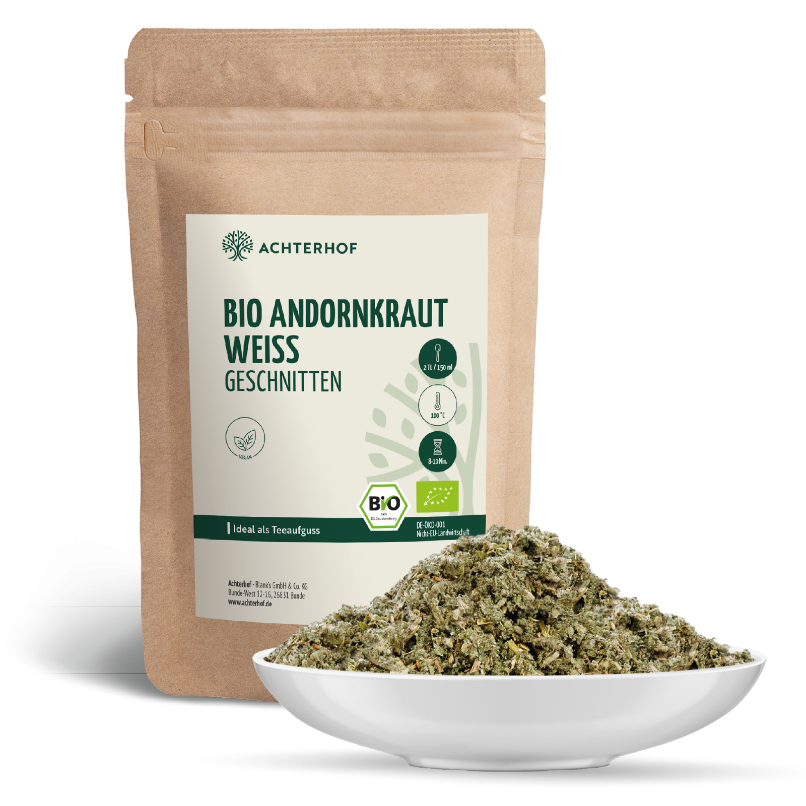 Andornkraut weiß geschnitten Bio (500g)