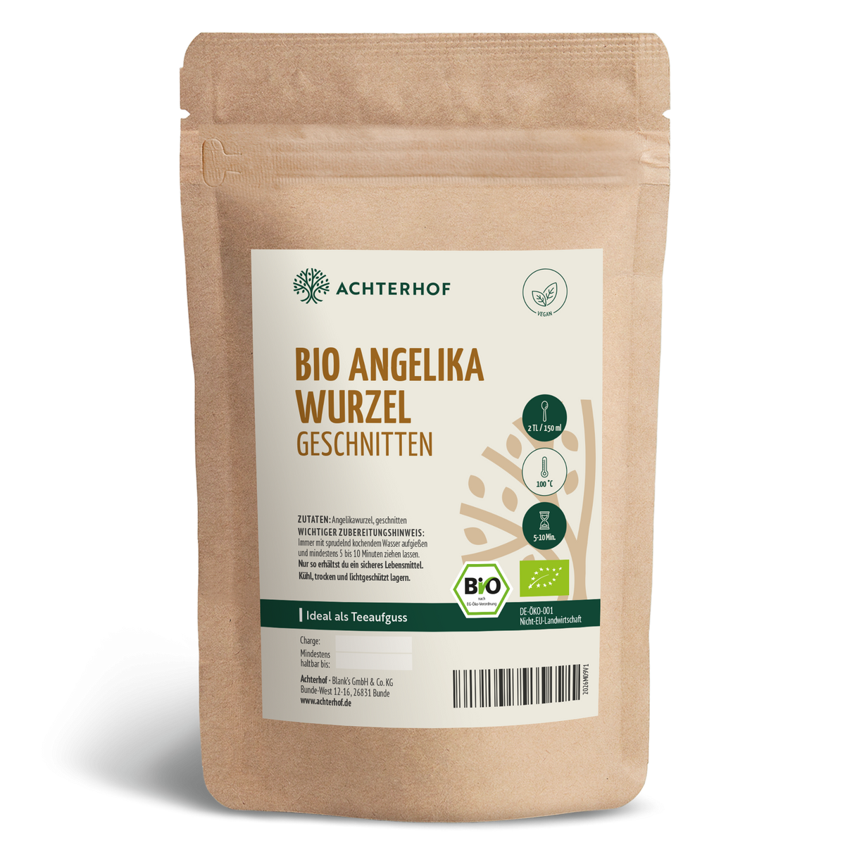 Angelikawurzel geschnitten Bio (100g)