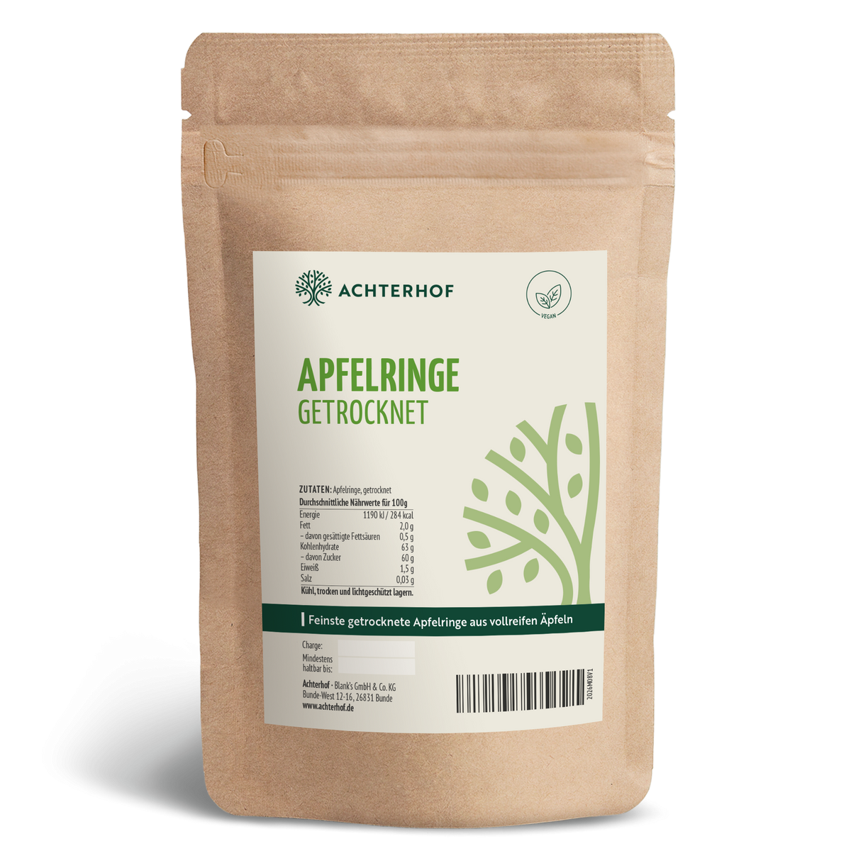 Apfelringe getrocknet (500g)