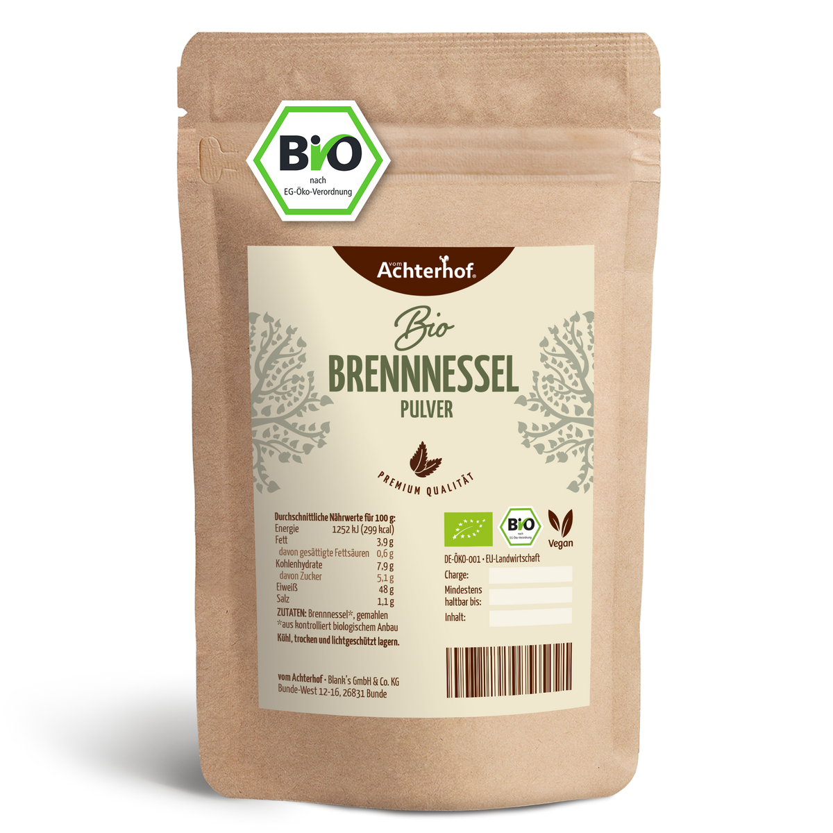 Brennnessel Pulver Bio (250g)