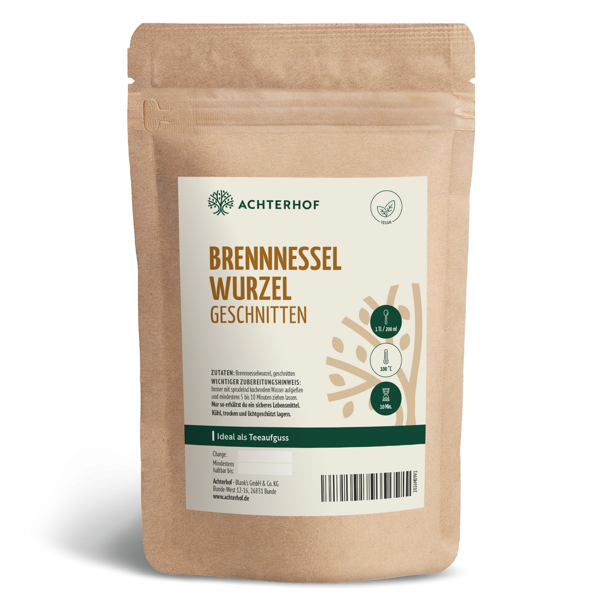 Brennnesselwurzel geschnitten (250g)