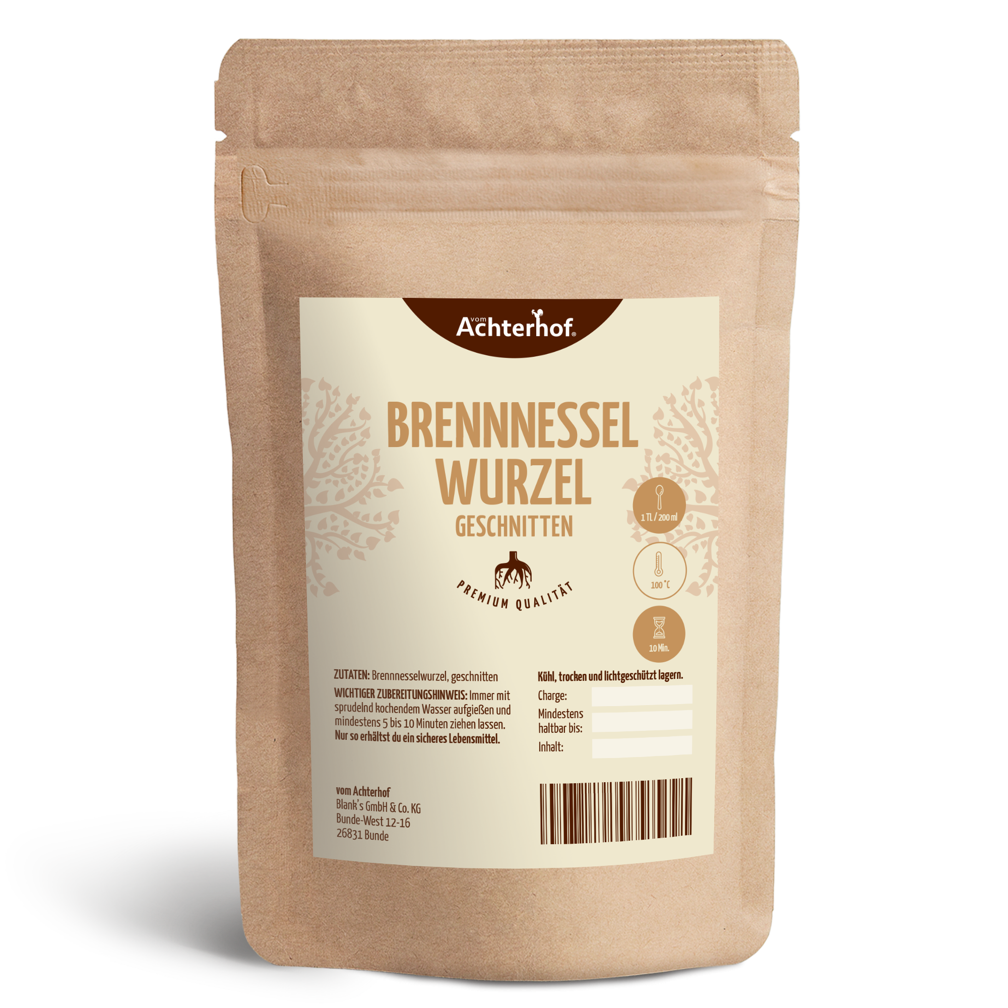 Brennnesselwurzel geschnitten (250g)