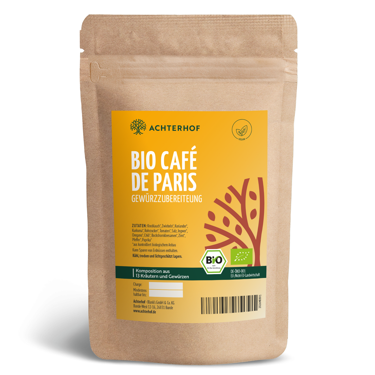 Café de Paris Gewürzzubereitung Bio (100g)