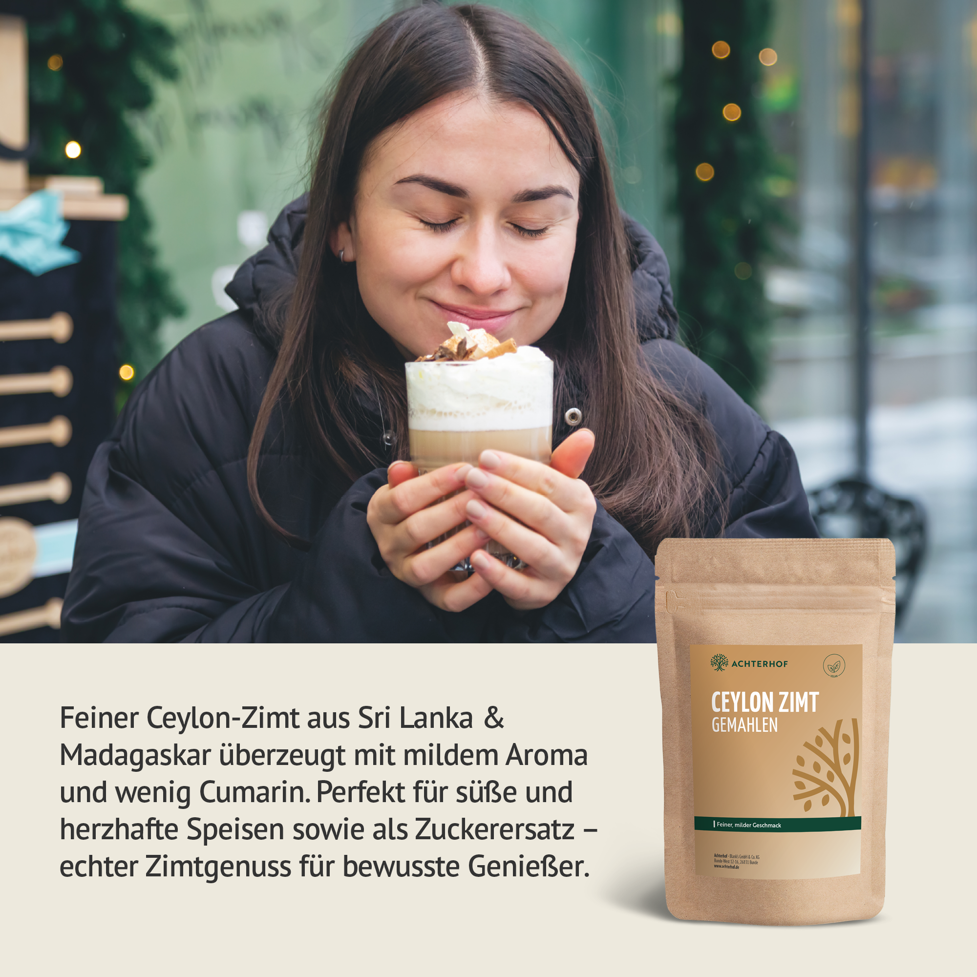 Ceylon Zimt gemahlen (500g)