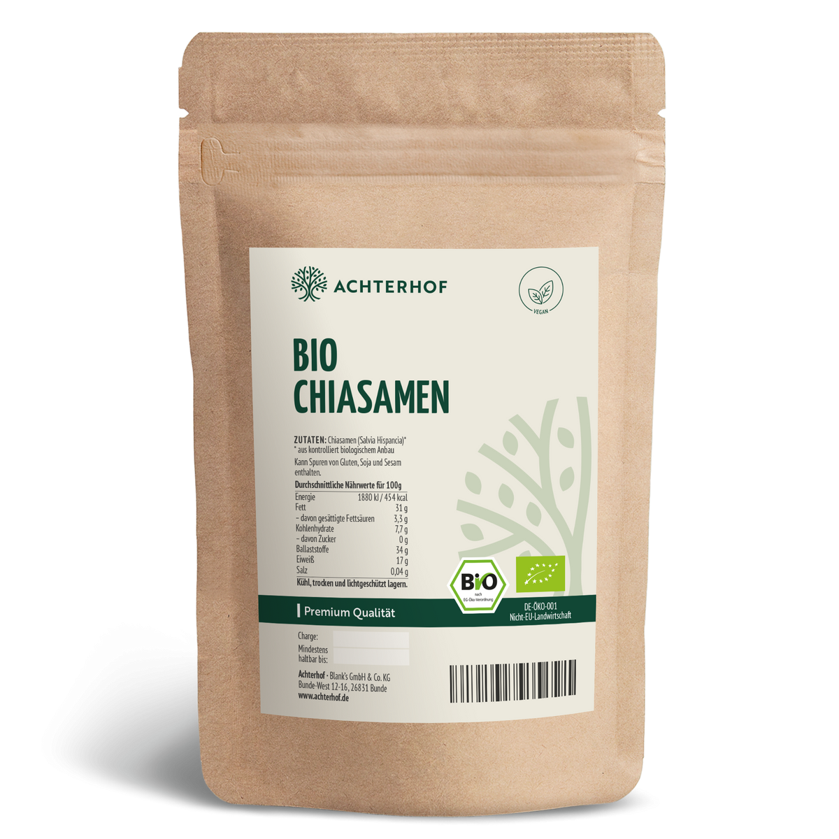 Bio Chiasamen schwarz (250g)