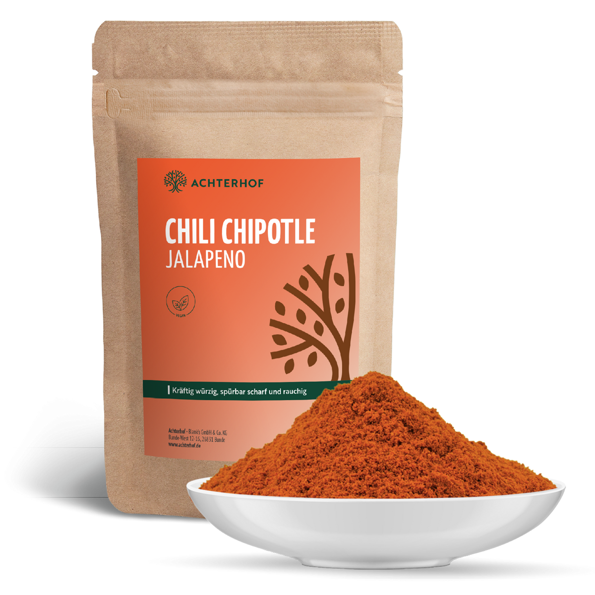 Chili Chipotle Jalapeno gemahlen (250g)