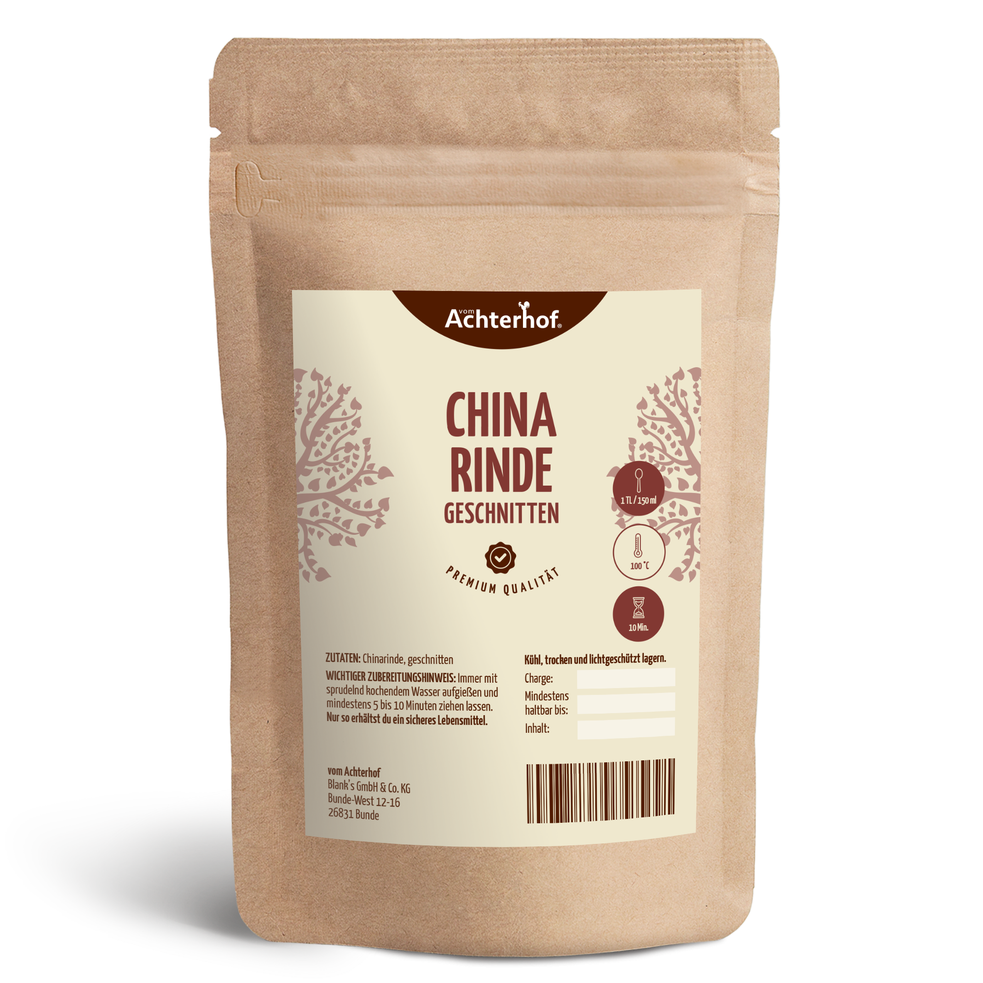 Chinarinde geschnitten (100g)