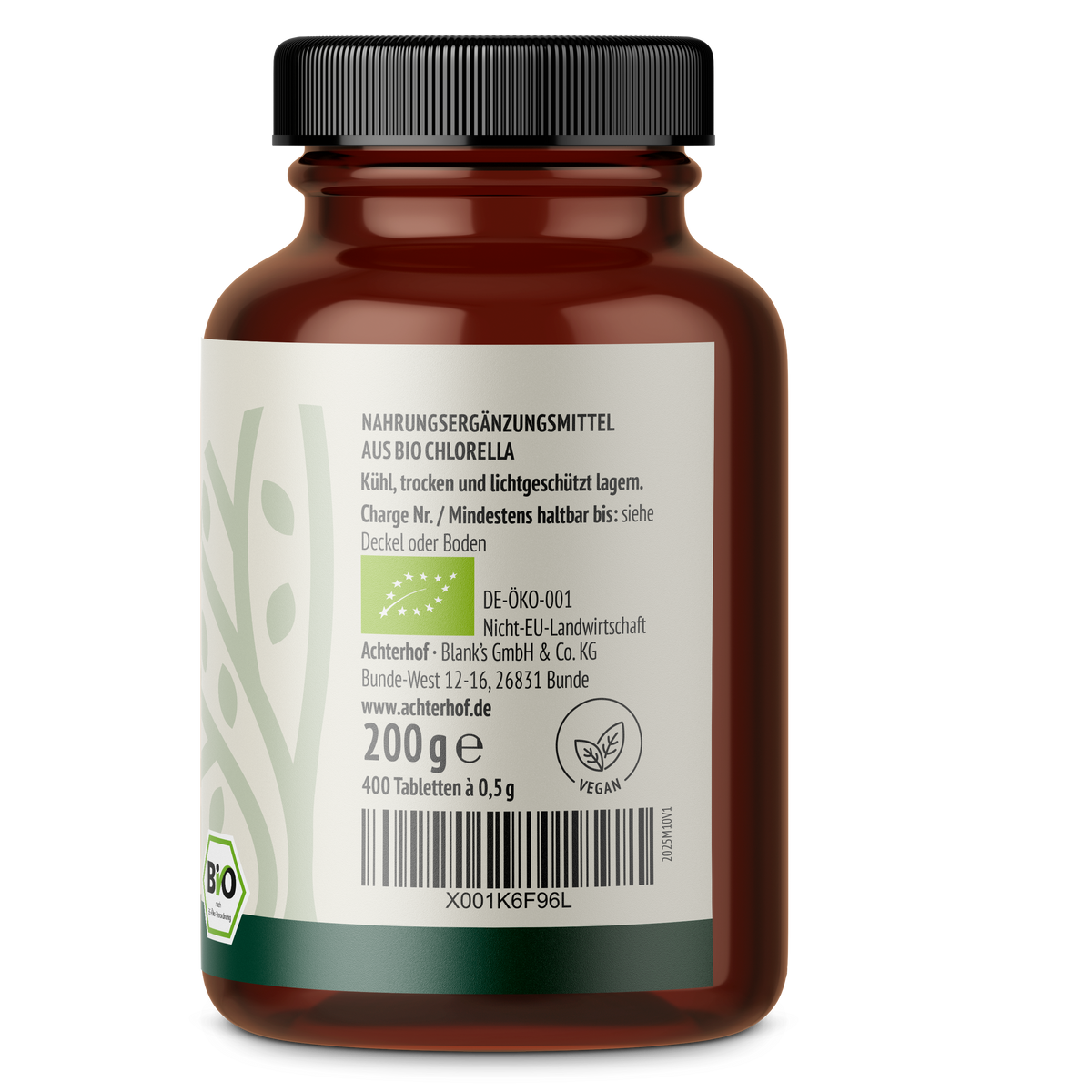 Chlorella & Spirulina Algen Tabletten Bio (400 Tabletten)