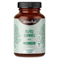 Saftgold D3/K2 Gummies Apfel Zitrone + DHA (80 Stück)