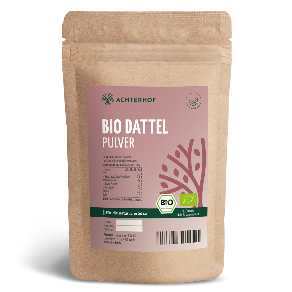 Bio Dattel Pulver (500g)