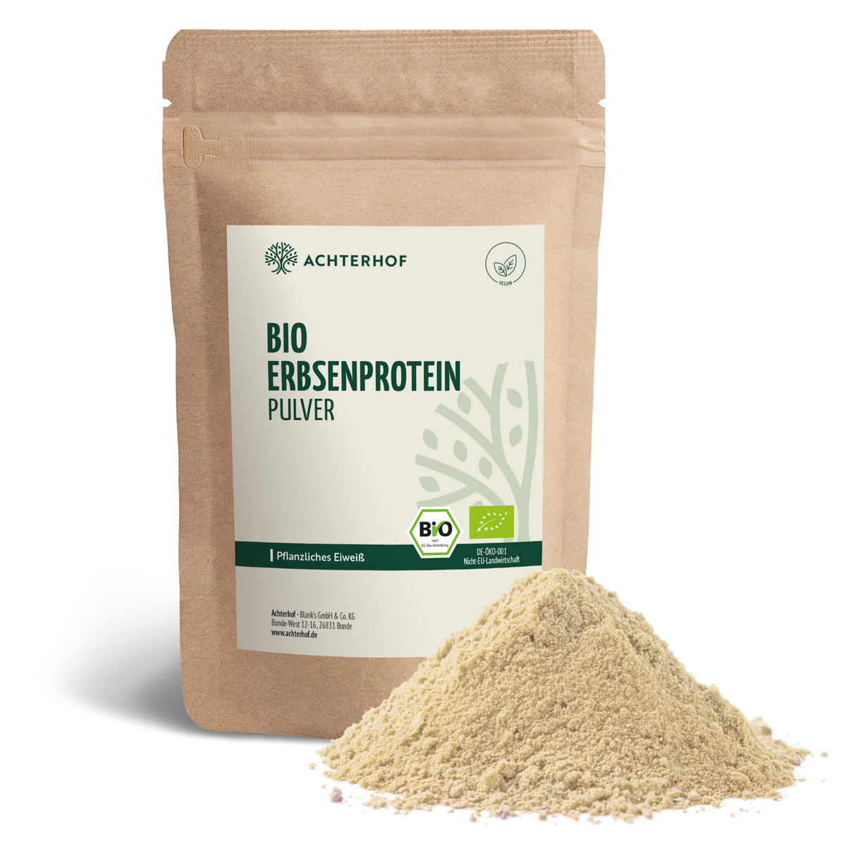 Bio Erbsenprotein Pulver (1000g)