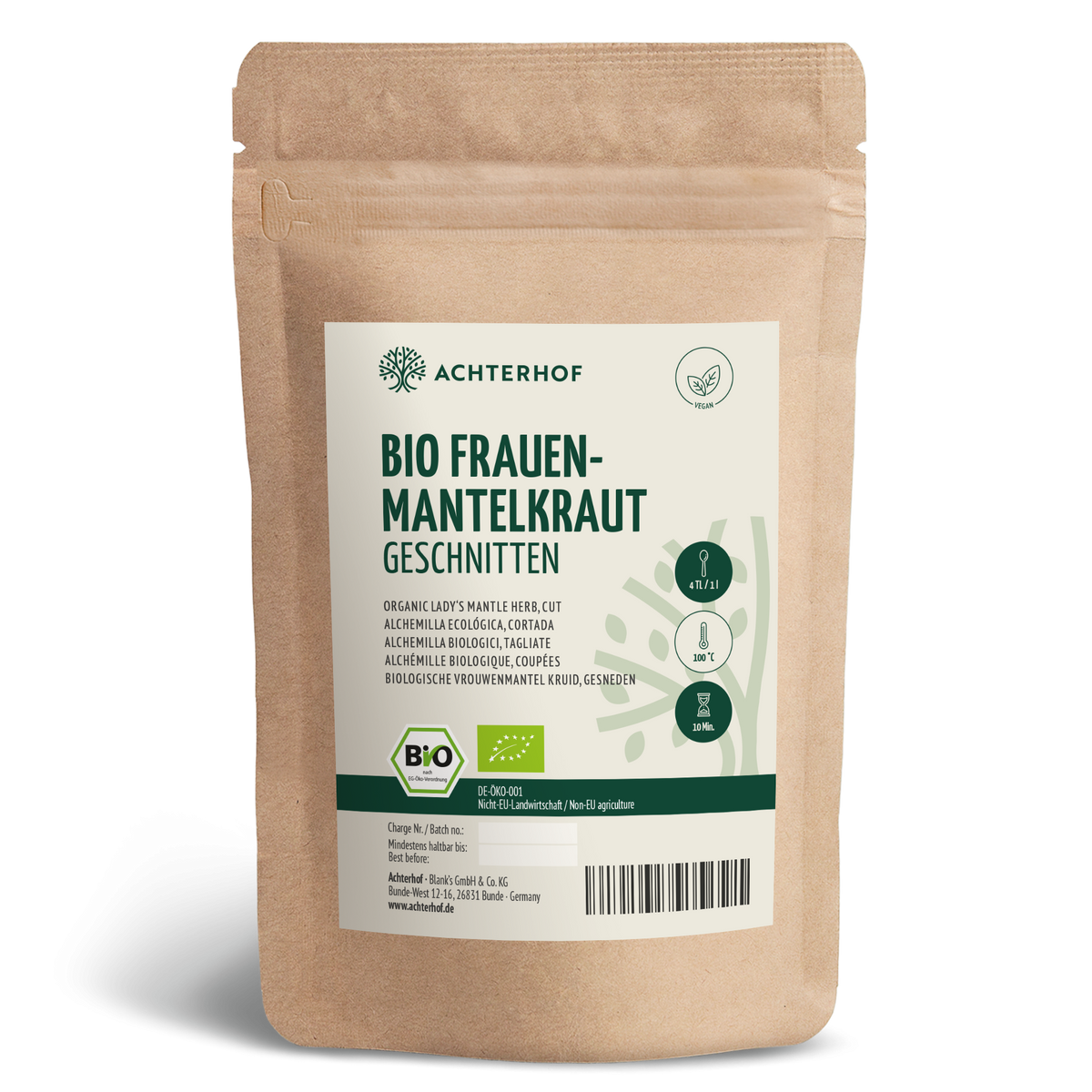 Bio Frauenmantelkraut geschnitten (100g)