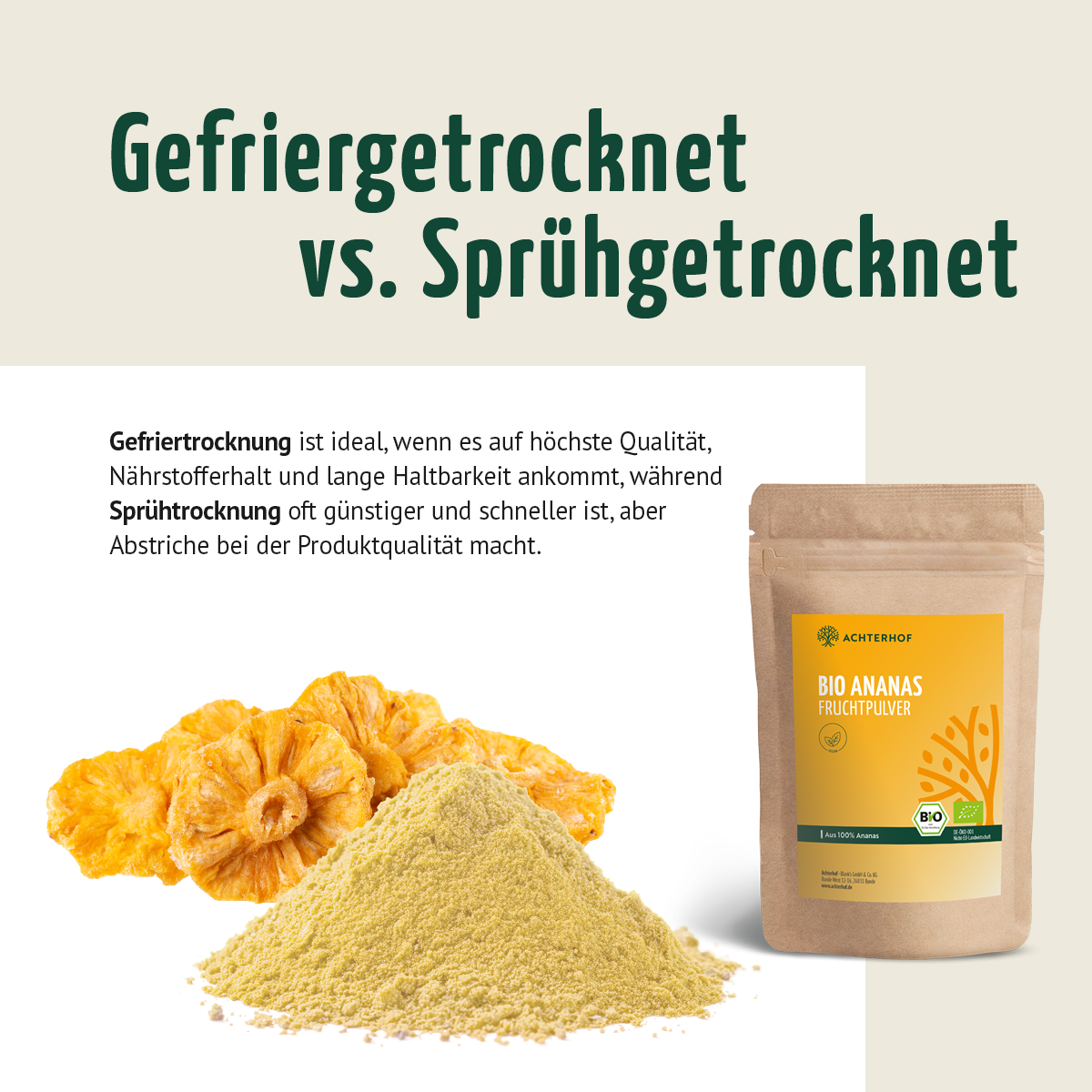 Bio Ananas Fruchtpulver (250g)