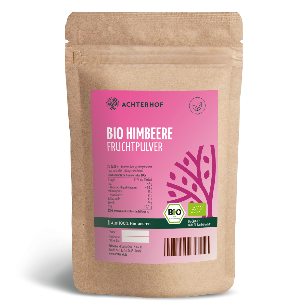 Bio Himbeere Fruchtpulver (100g)