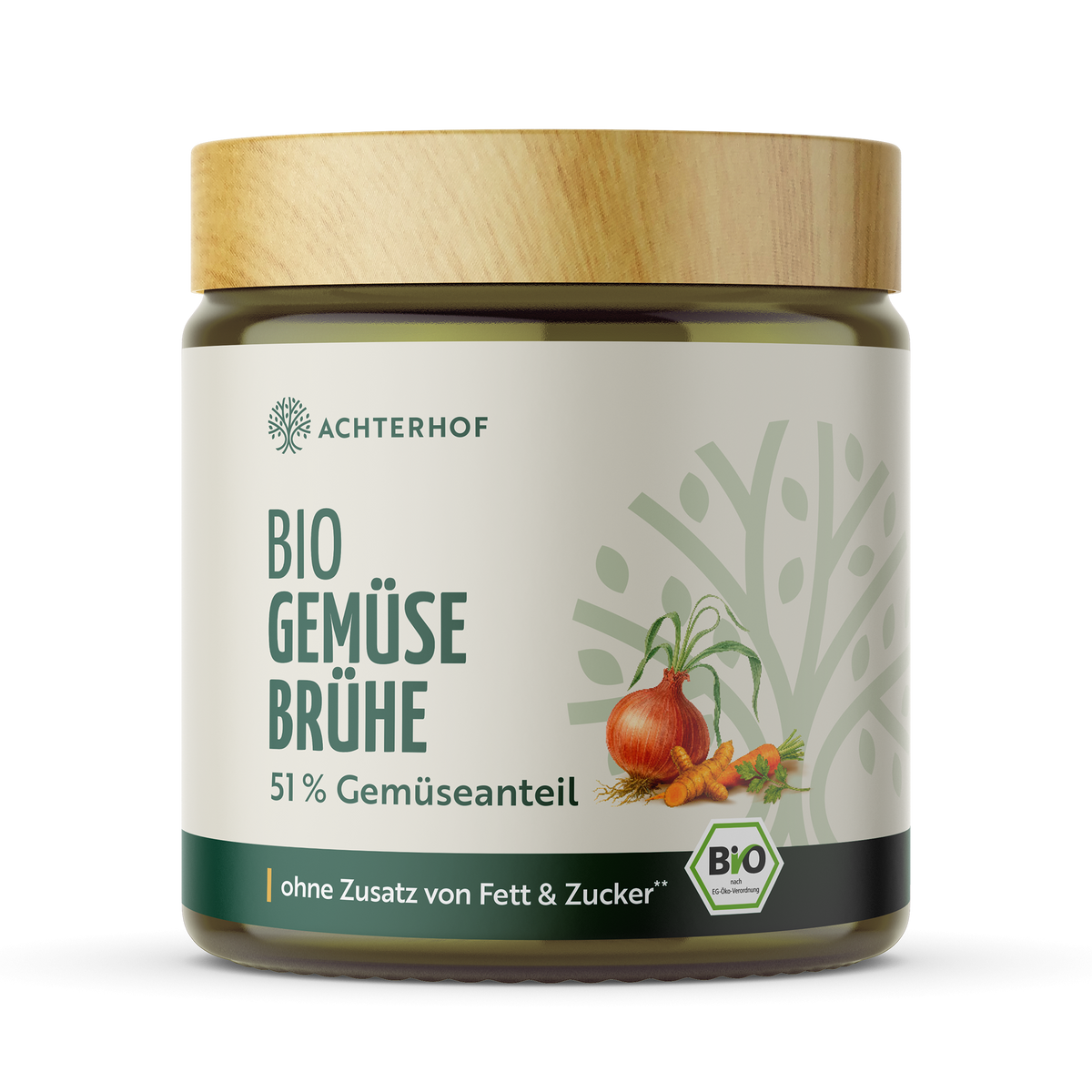 Bio Gemüsebrühe mit 51% Gemüseanteil (225g)