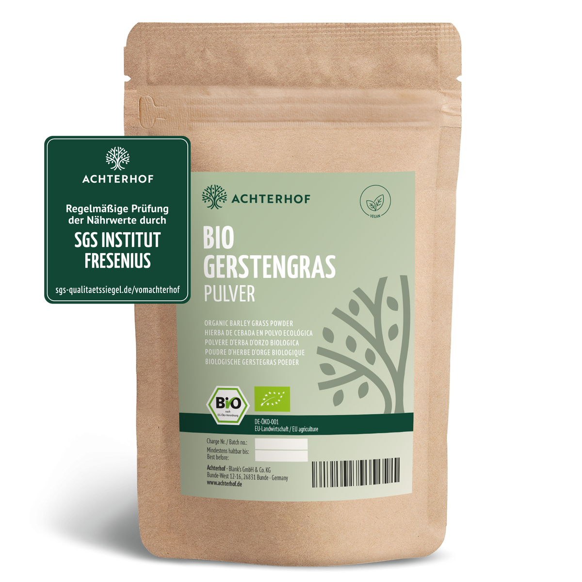 Bio Gerstengras Pulver (500g)