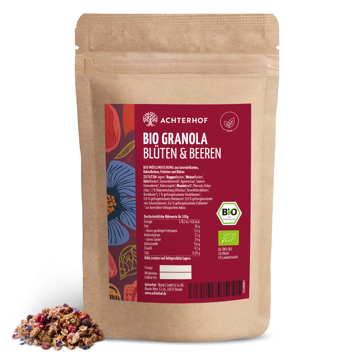 Bio Granola Blüten & Beeren (250g)