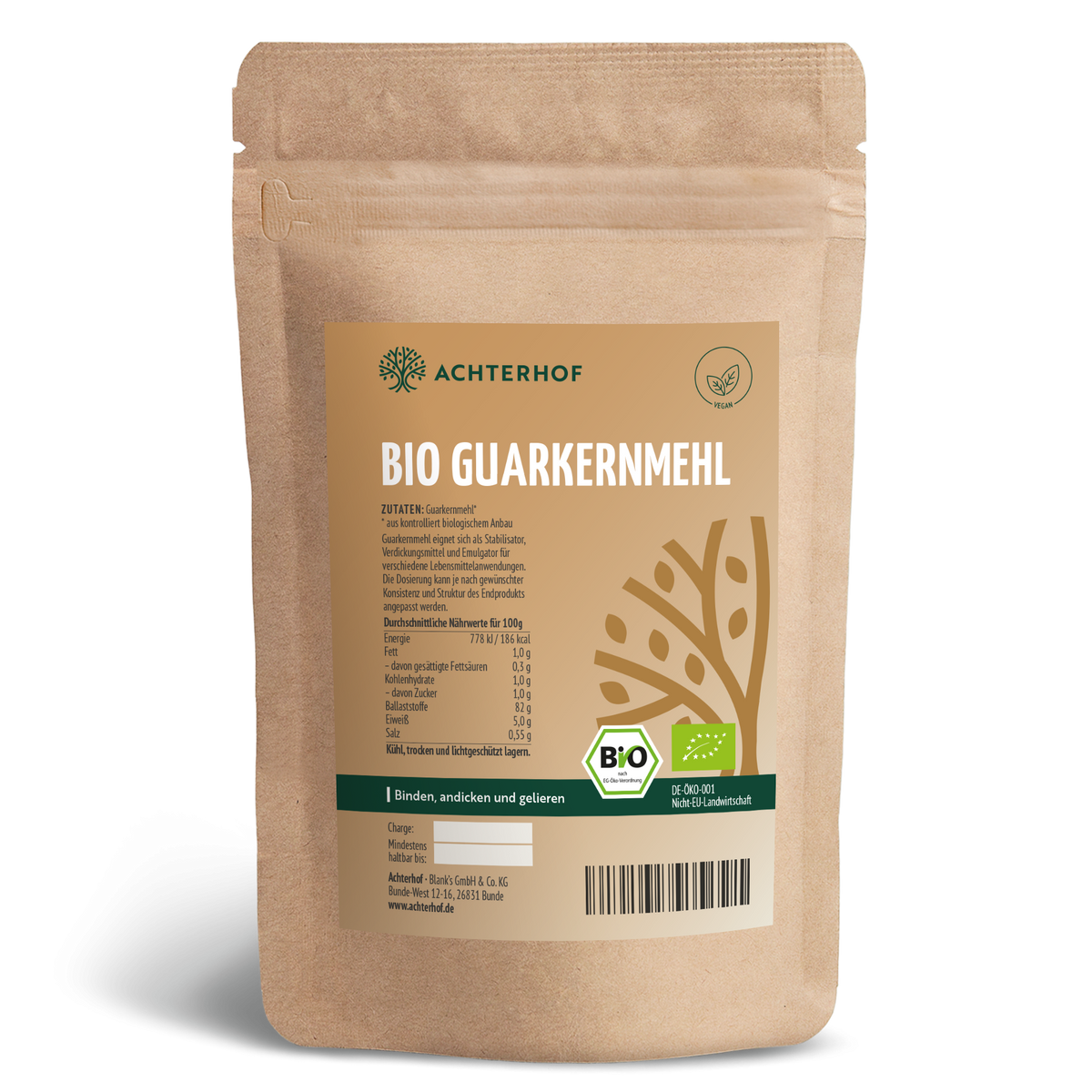 Bio Guarkernmehl (500g)
