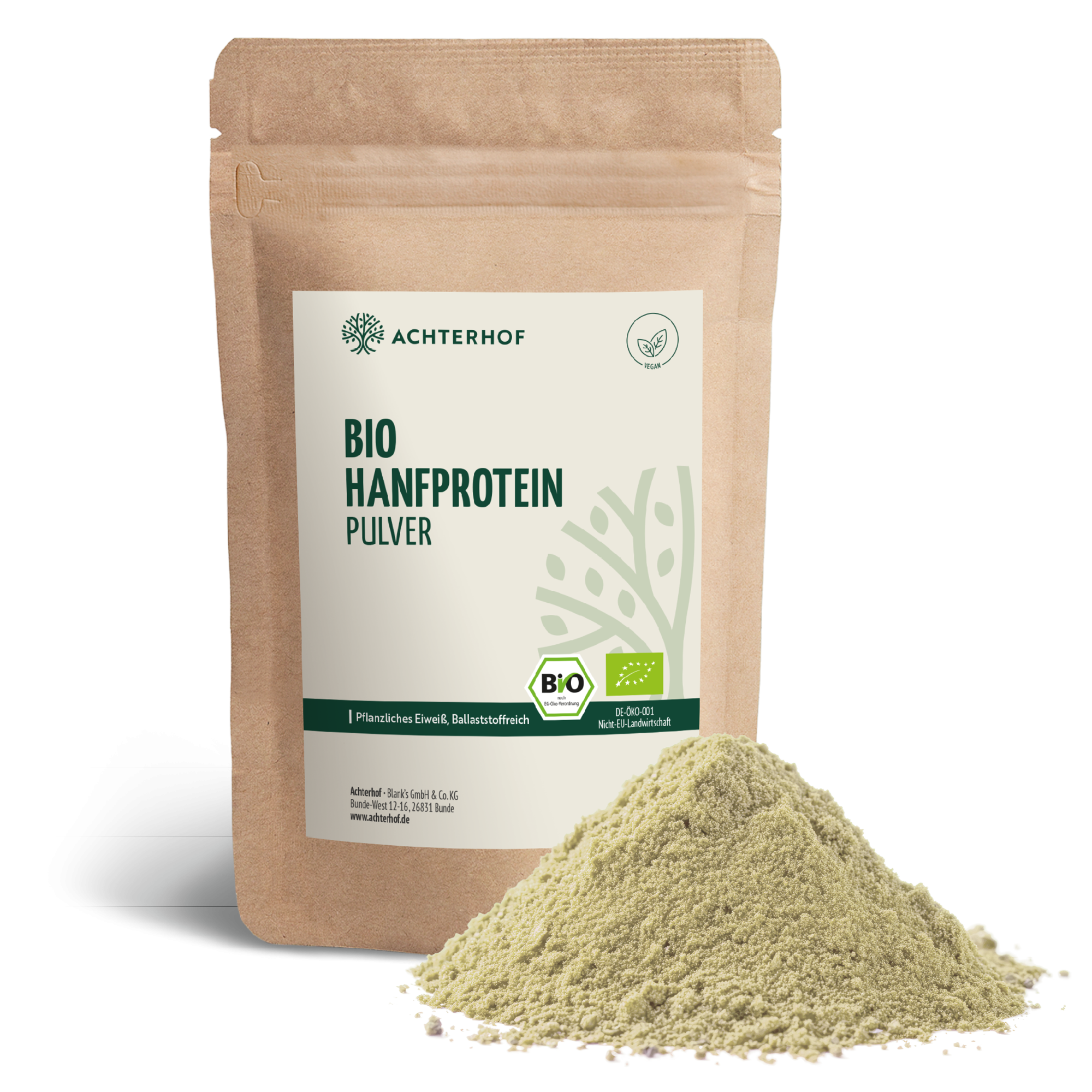 Bio Hanfprotein Pulver (500g)