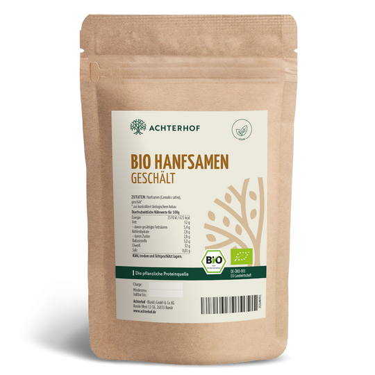 Hanfsamen geschält Bio (500g)
