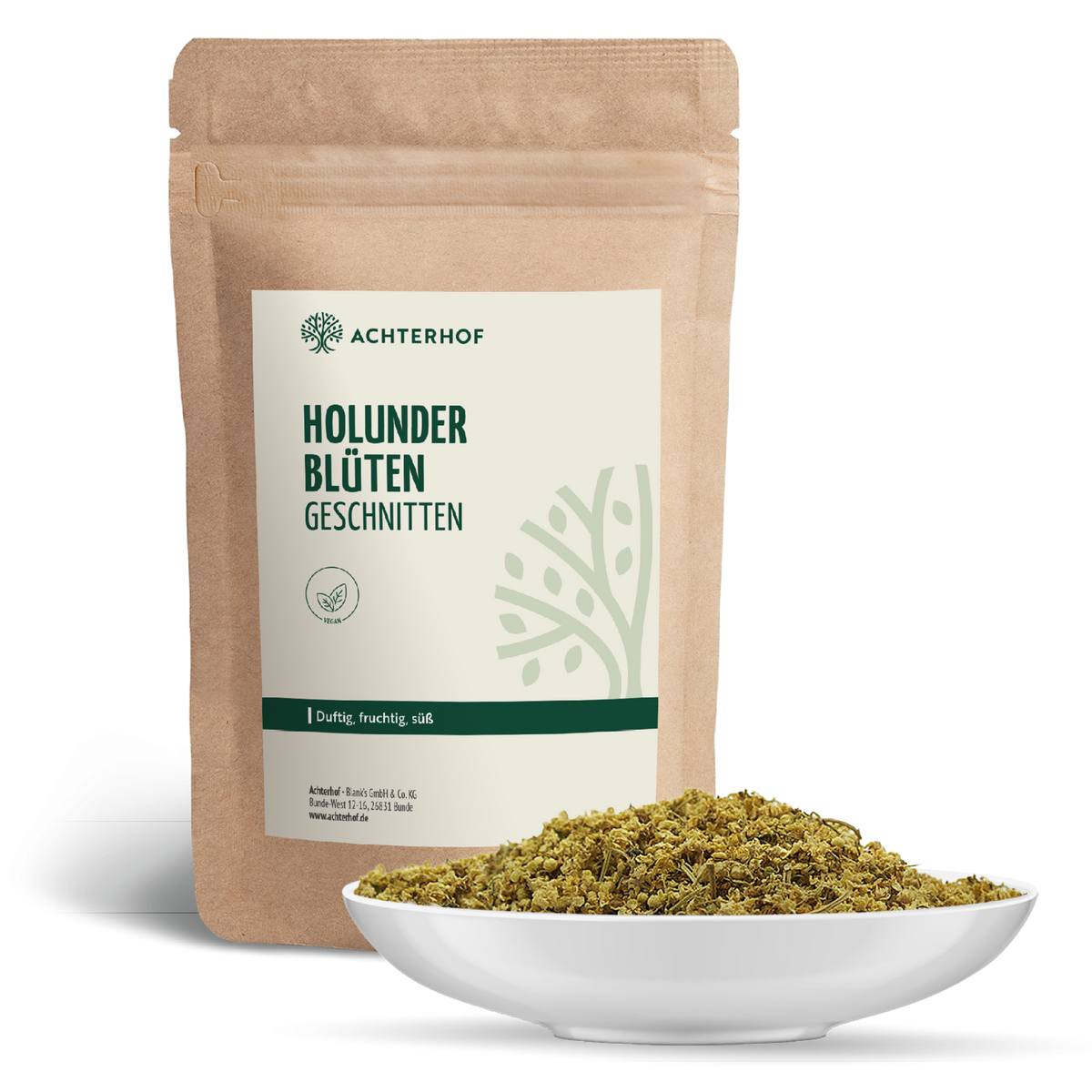 Holunderblüten geschnitten (500g)